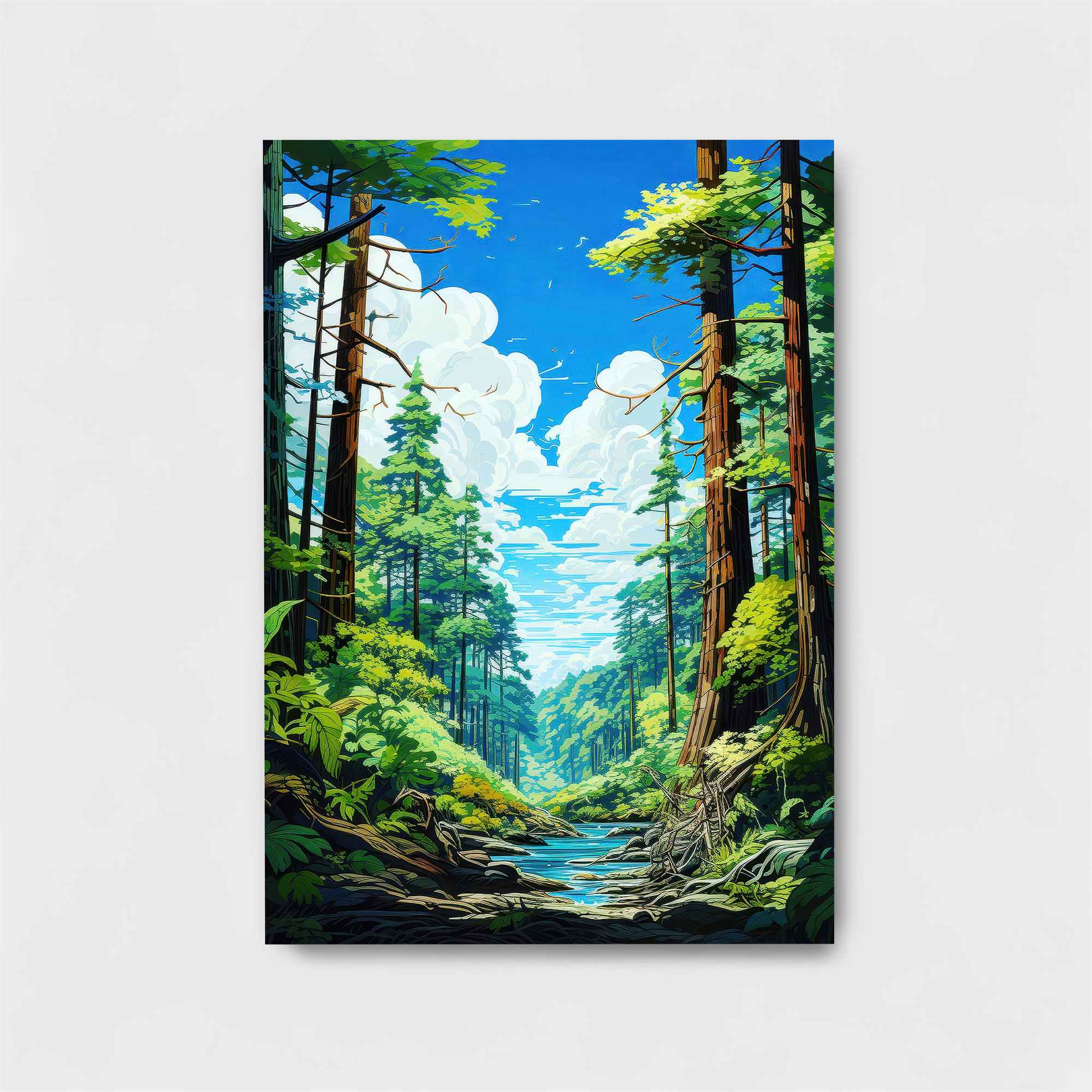 Forest Serenity Safe Wall Magnetic / M