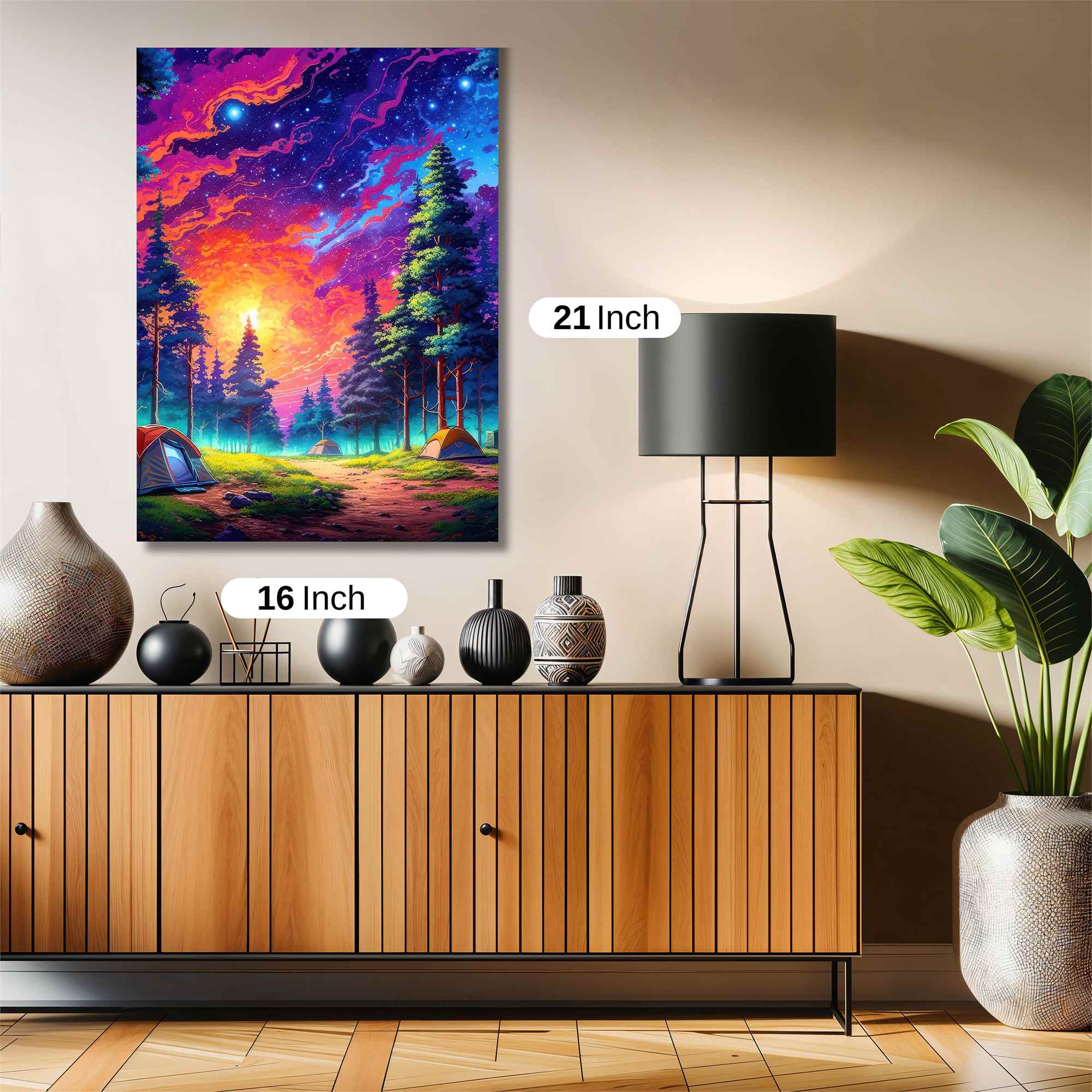 Cosmic Campout Safe Wall Magnetic / M