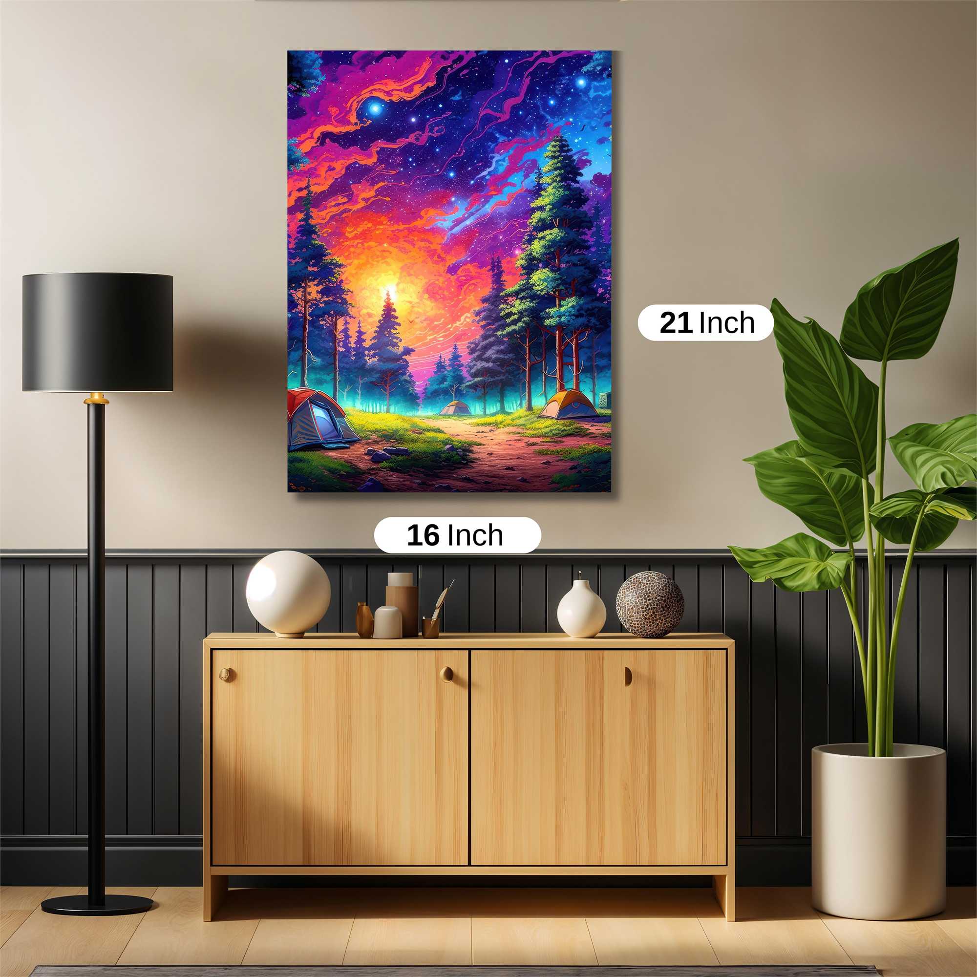 Cosmic Campout Safe Wall Magnetic / M