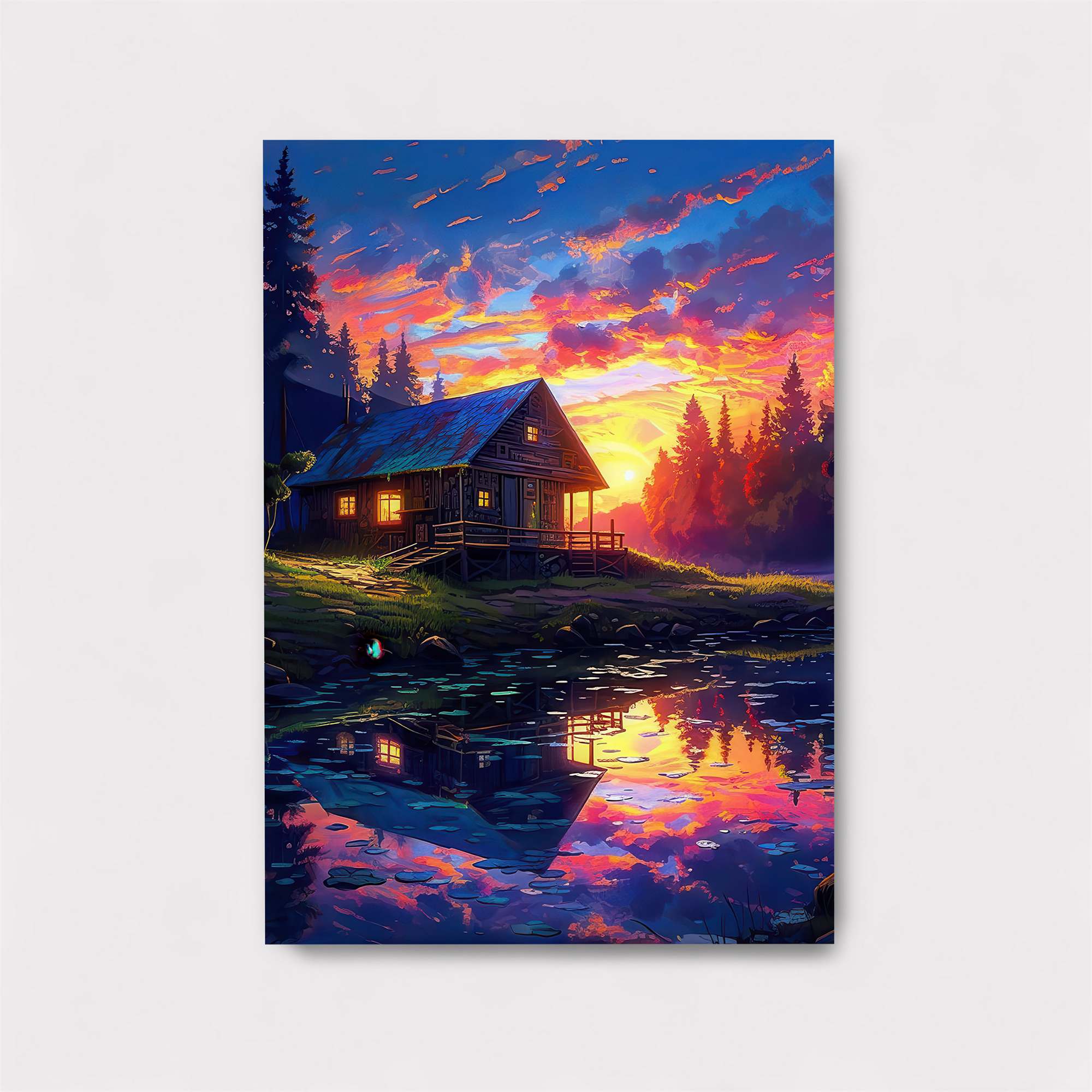 Cabin Serenity Safe Wall Magnetic / M