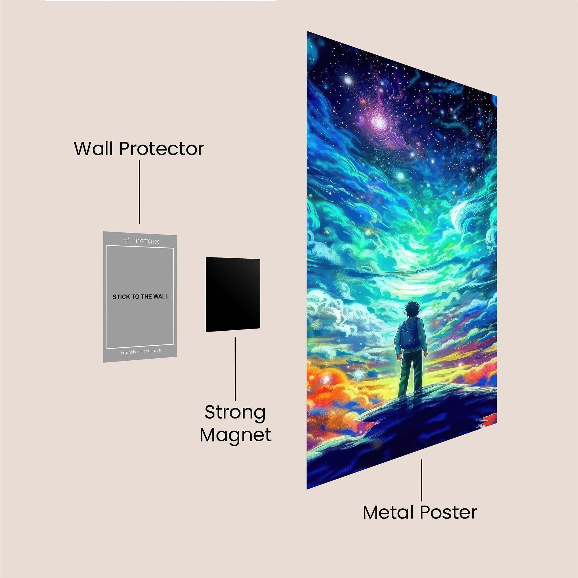 Cosmic Wonder Safe Wall Magnetic / M