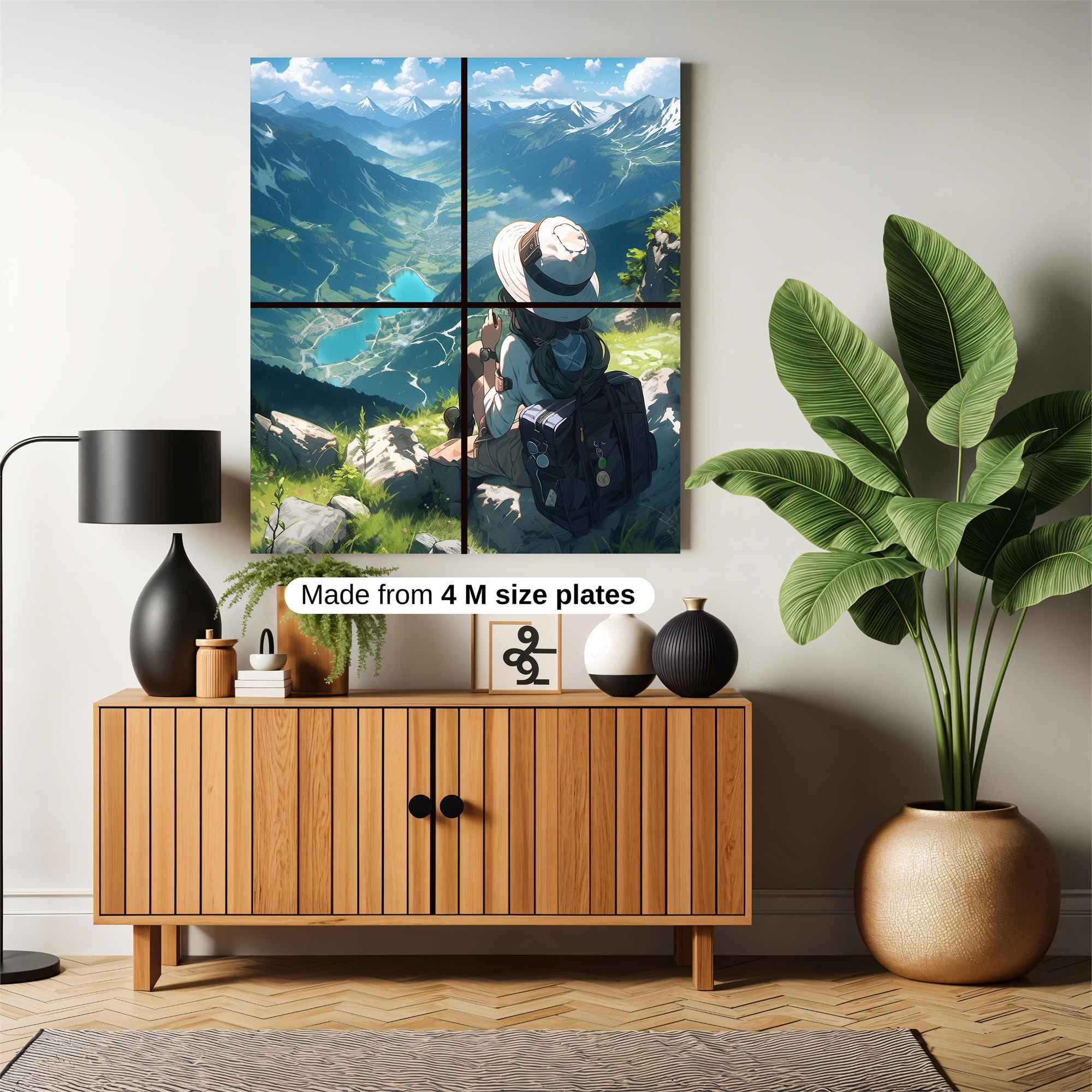 Mountain Serenity Safe Wall Magnetic / M