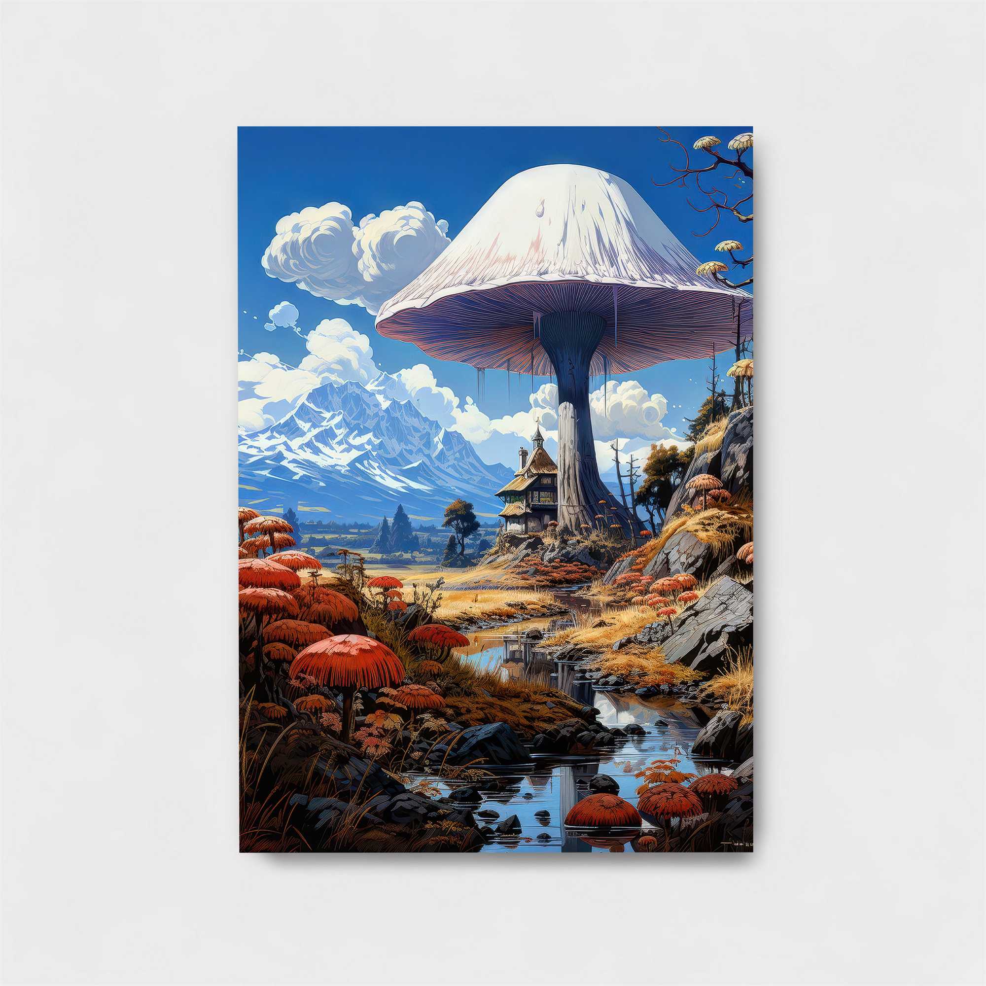 Mushroom Whimsy Safe Wall Magnetic / M