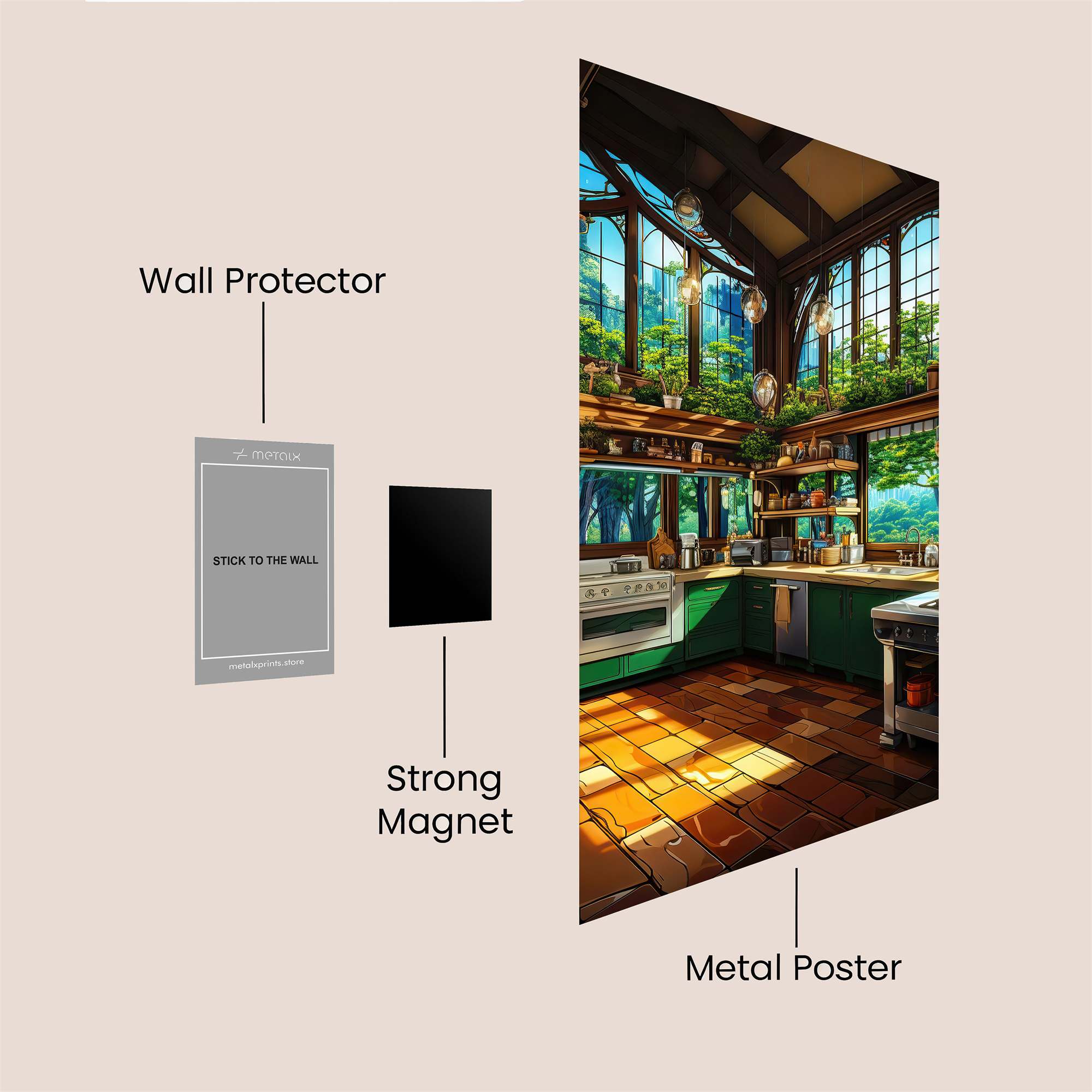 Forest Haven Safe Wall Magnetic / M