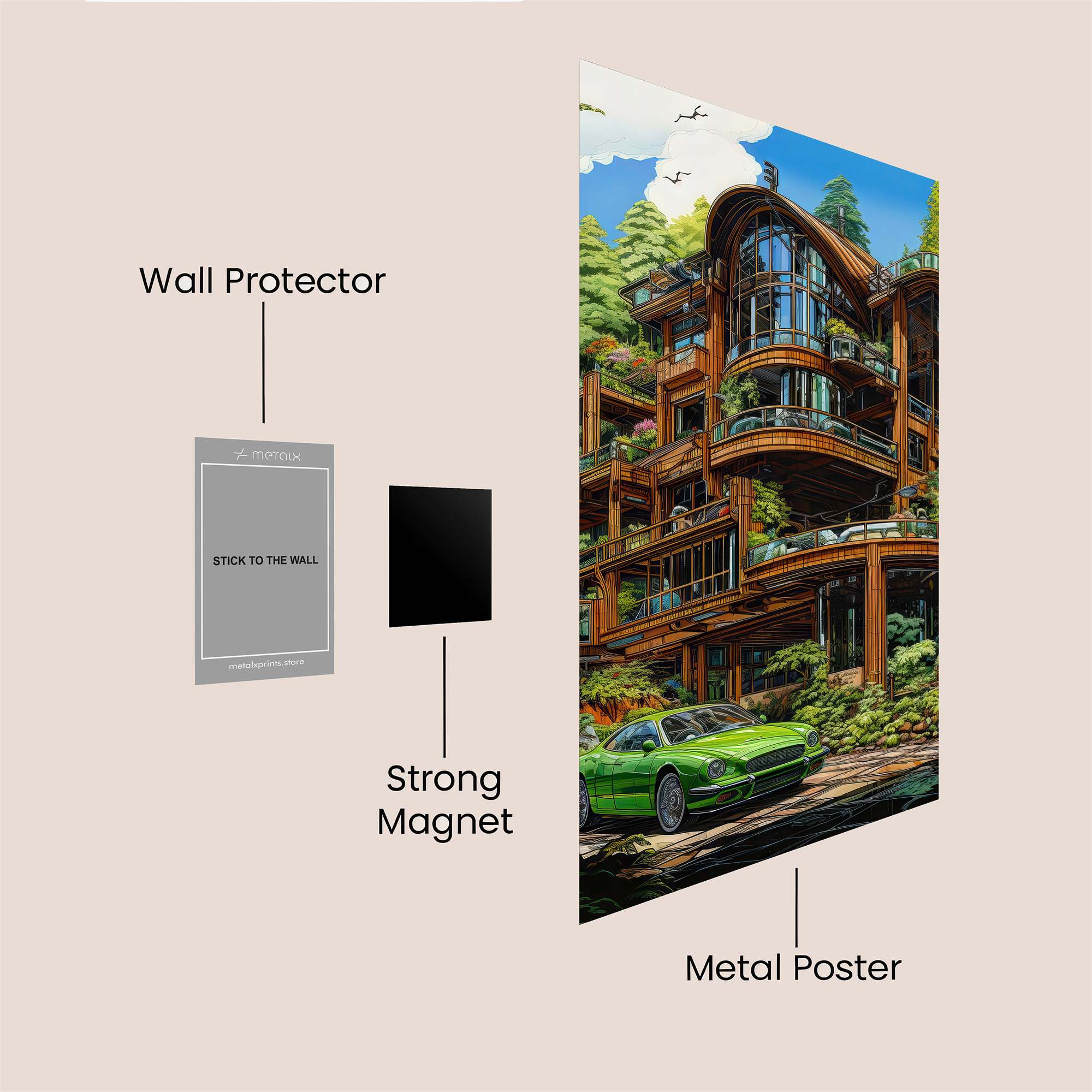 Forest Harmony Safe Wall Magnetic / M
