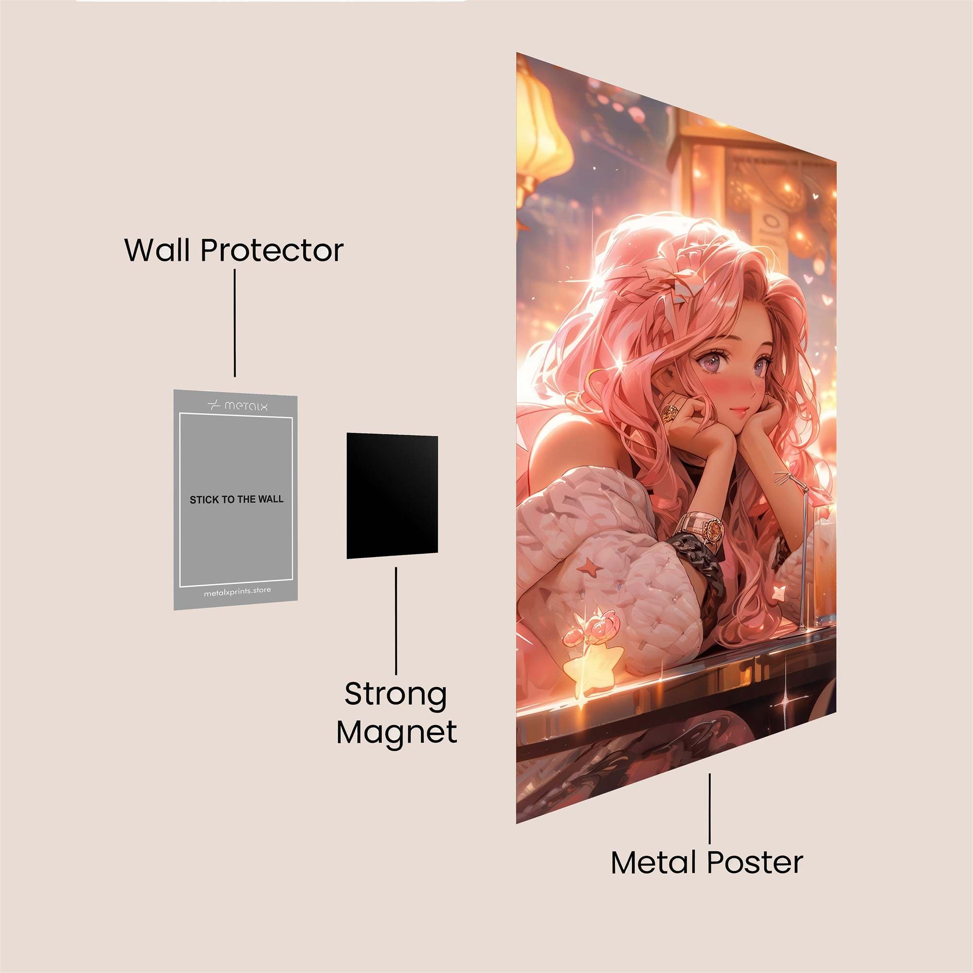 Luminous Serenity Safe Wall Magnetic / M