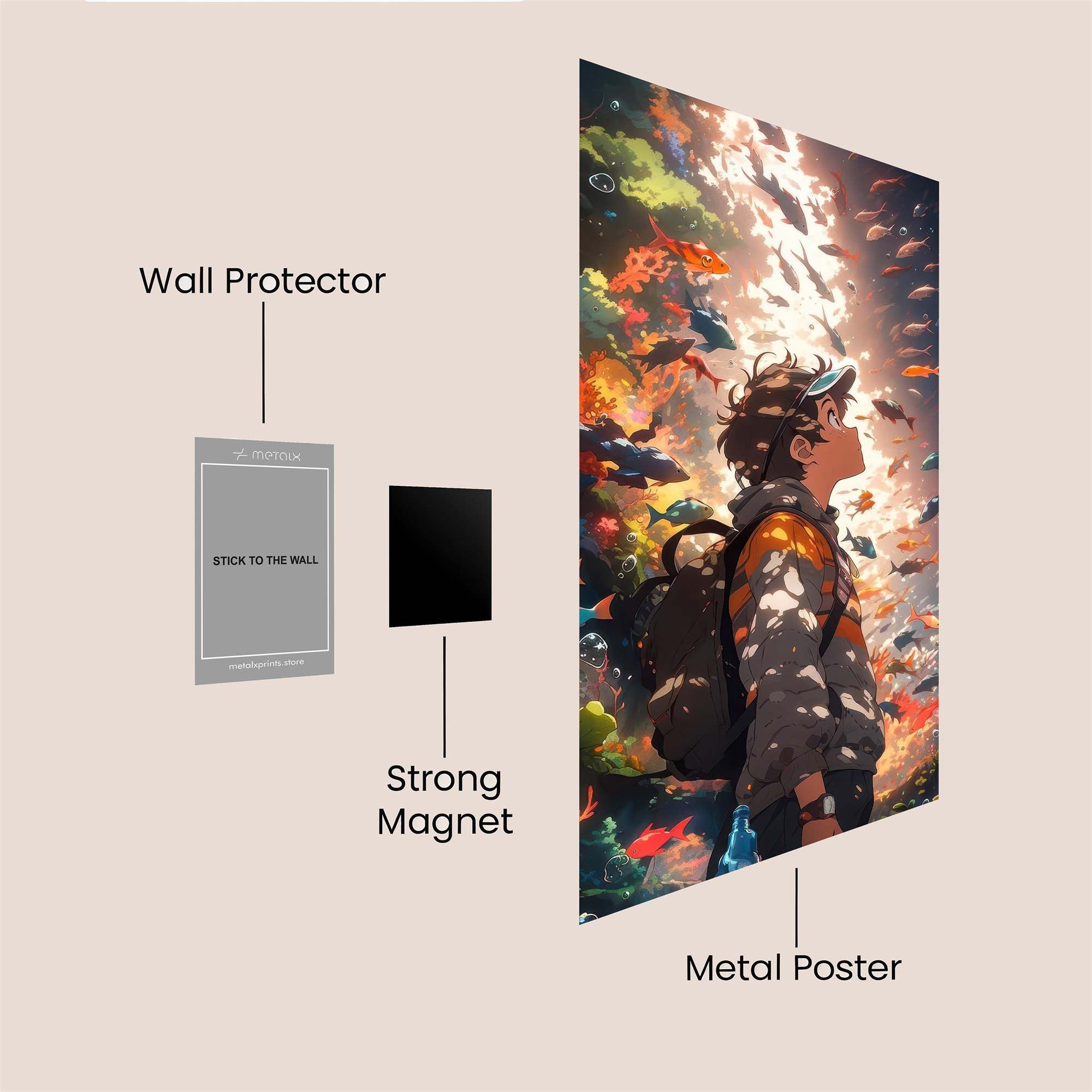 Explorer's Awe Safe Wall Magnetic / M