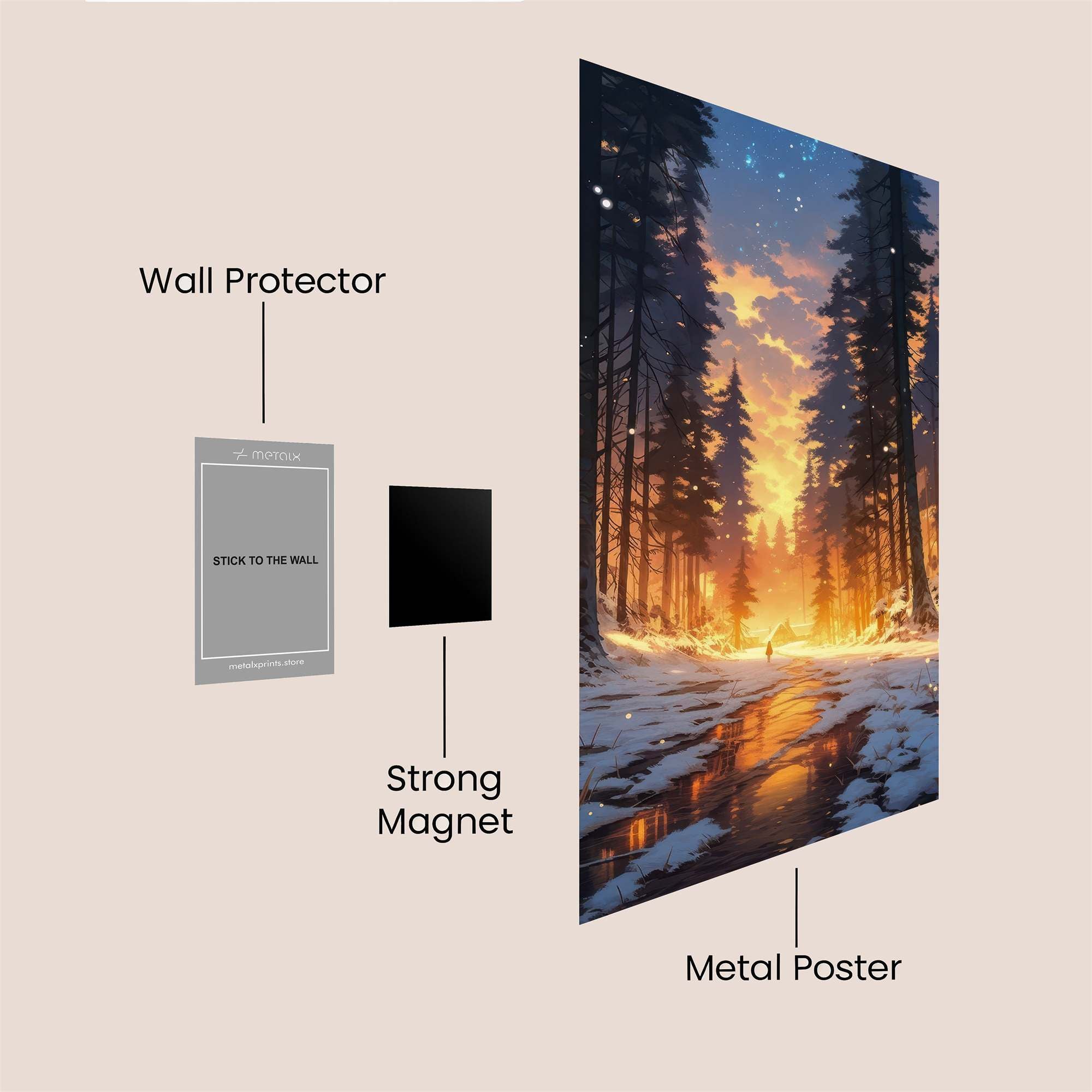 Forest Enchantment Safe Wall Magnetic / M