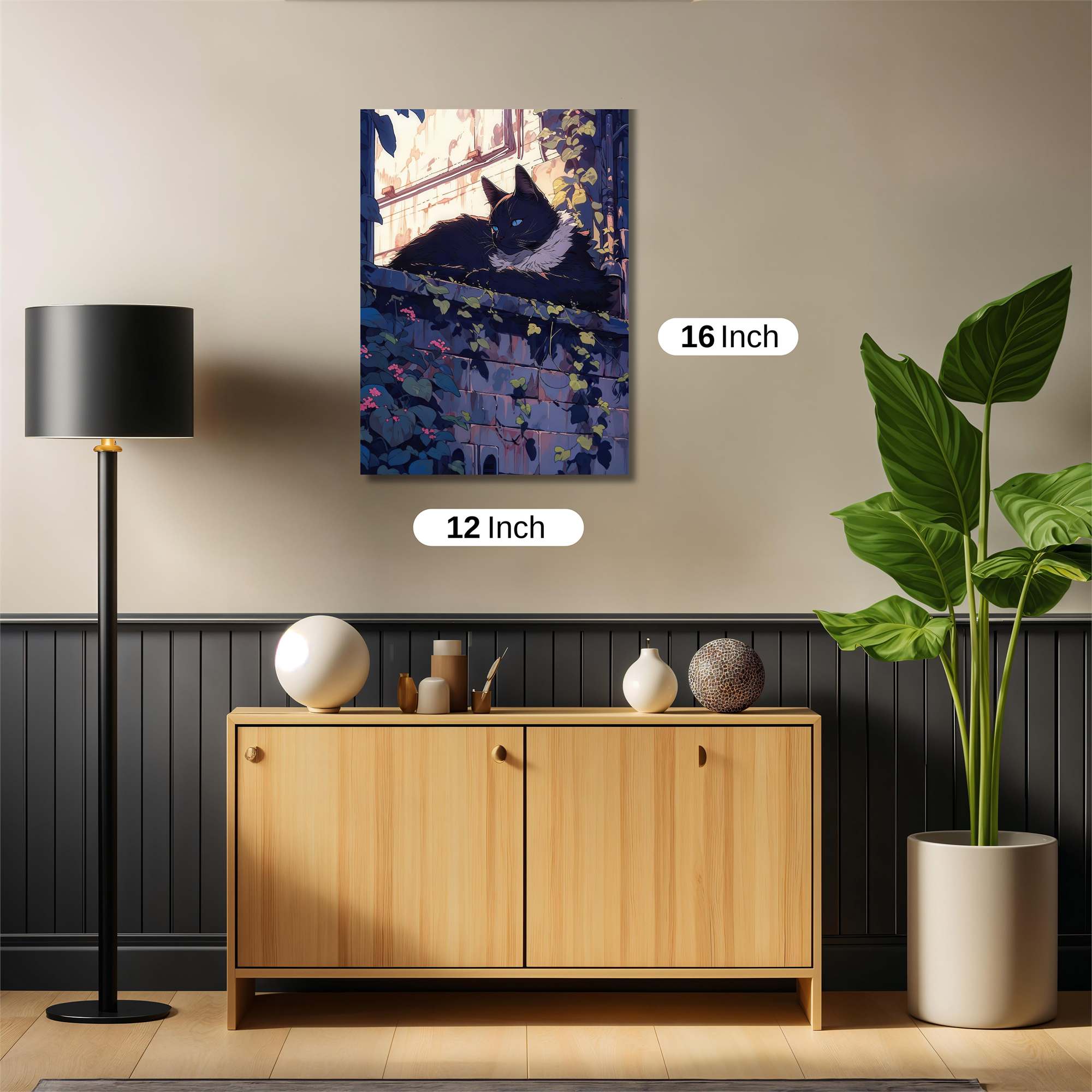 Cat Serenity Safe Wall Magnetic / M