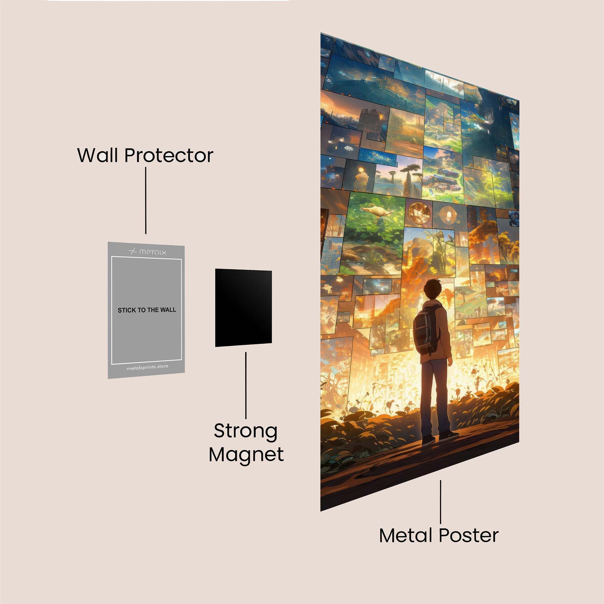 Journey Enlightened Safe Wall Magnetic / M