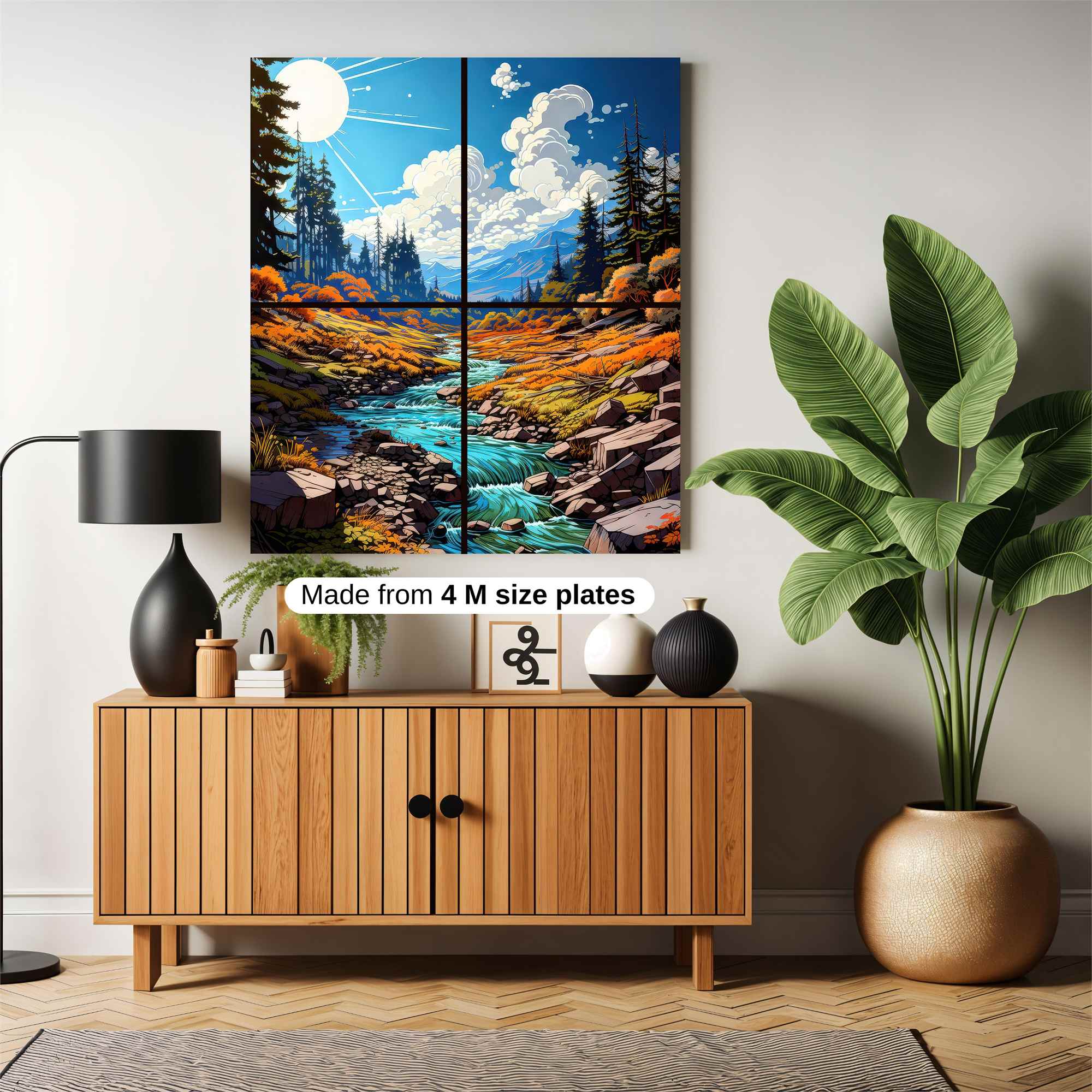 Sunlit Serenity Safe Wall Magnetic / M