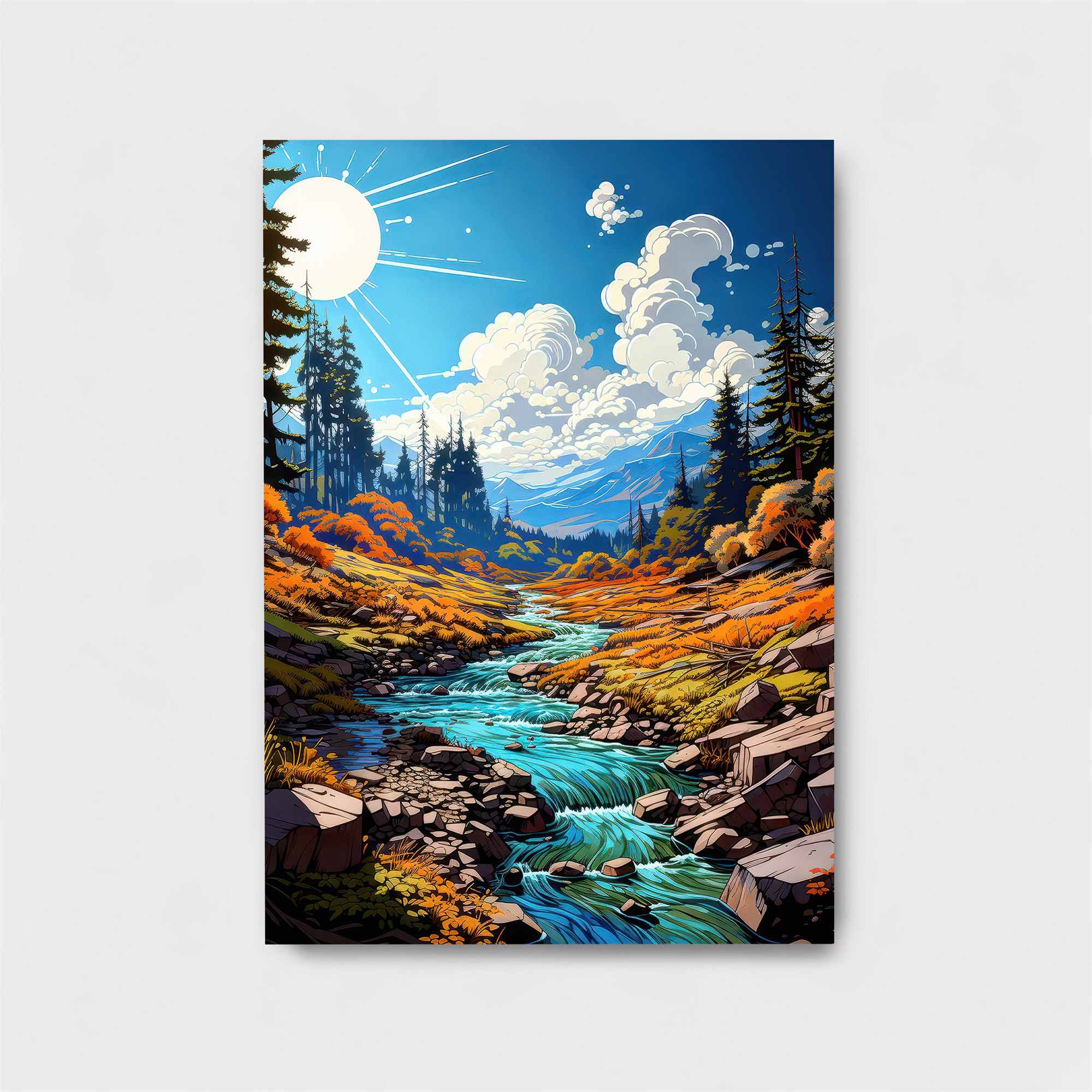 Sunlit Serenity Safe Wall Magnetic / M