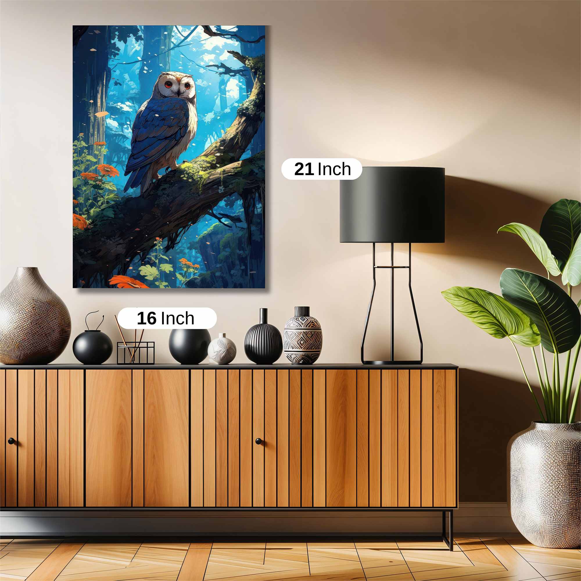 Owl Serenity Safe Wall Magnetic / M