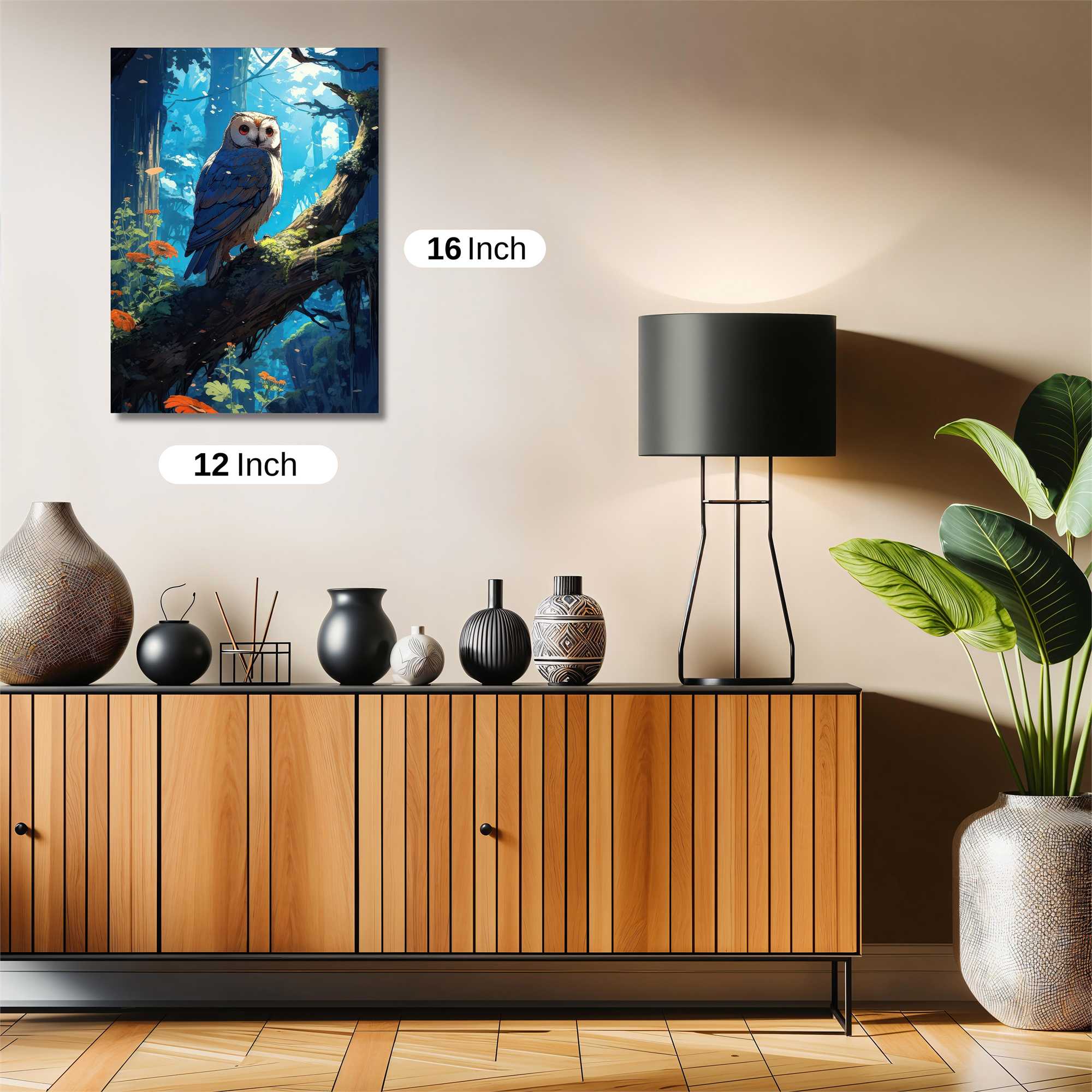 Owl Serenity Safe Wall Magnetic / M