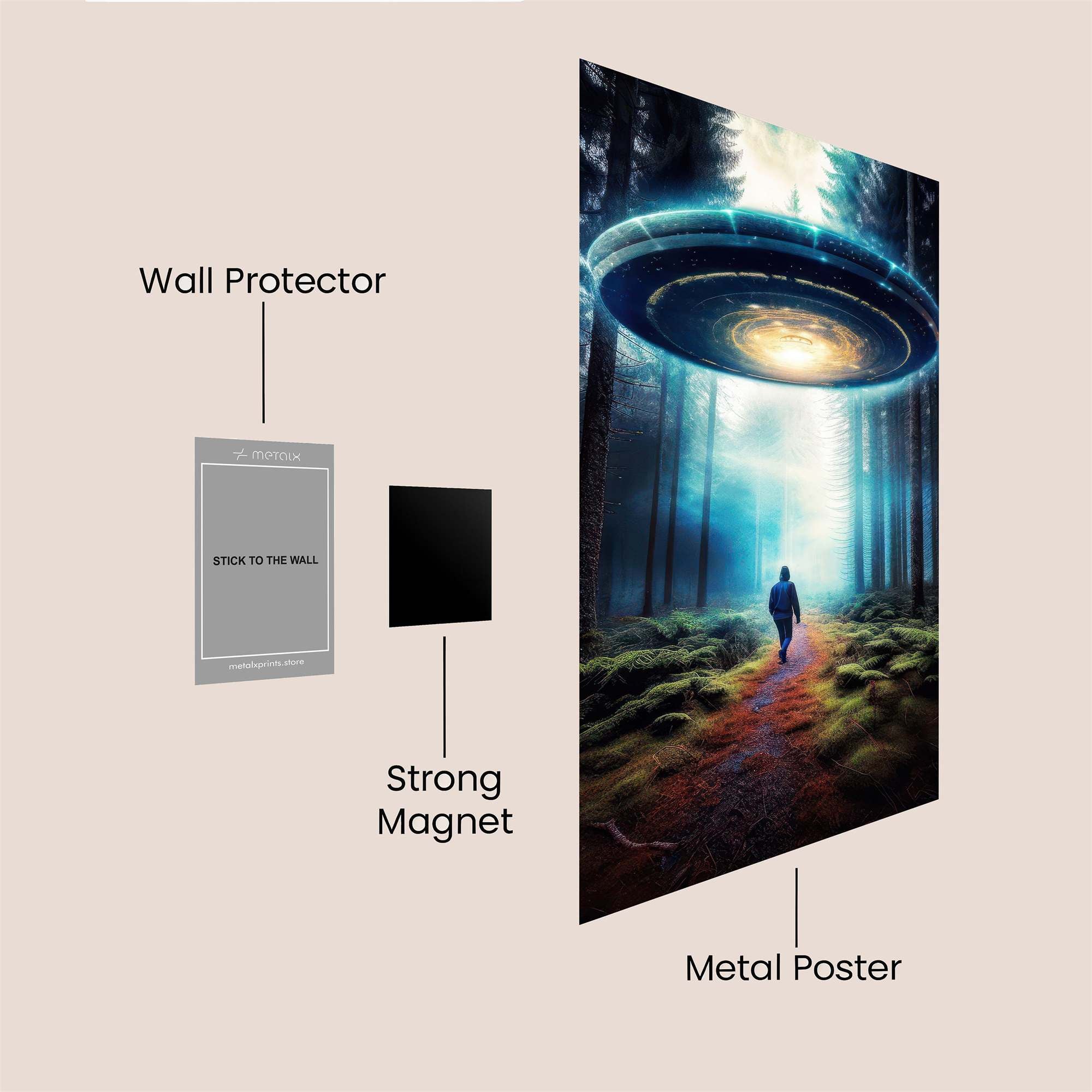 Alien Serenity Safe Wall Magnetic / M