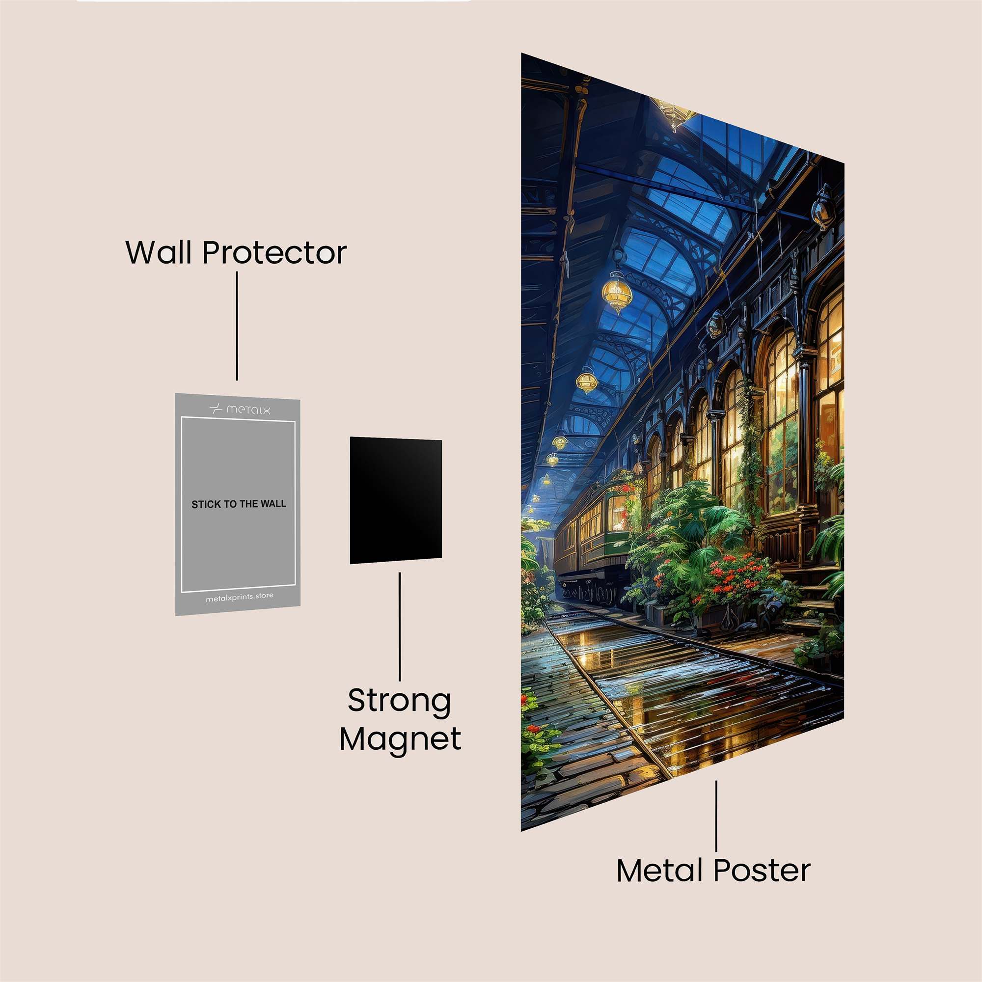 Arcade Dreamscape Safe Wall Magnetic / M