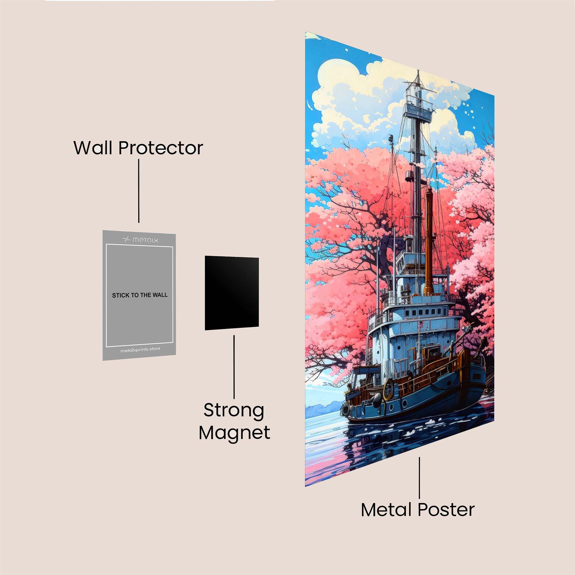 Ship Serenity Safe Wall Magnetic / M