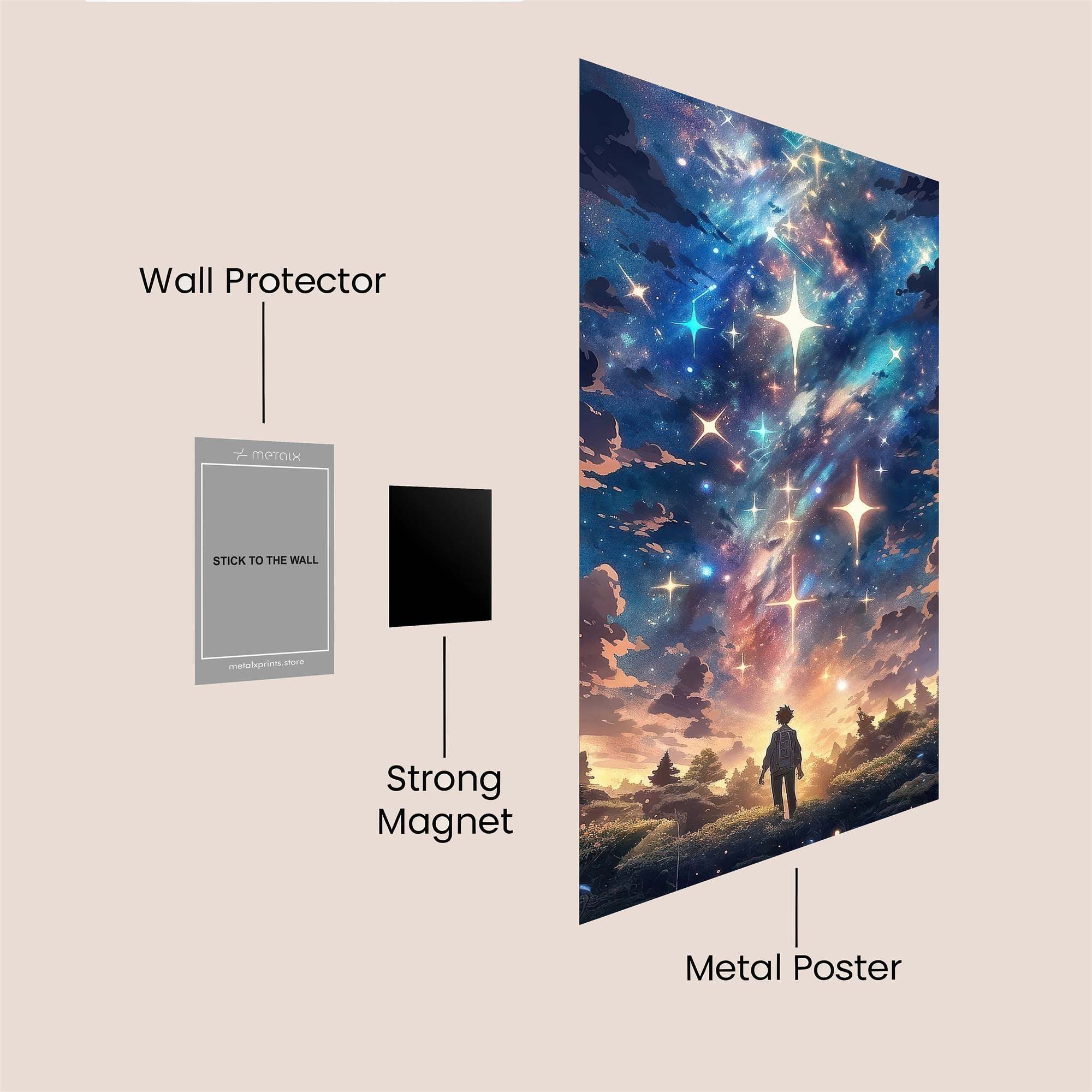 Cosmic Wonder Safe Wall Magnetic / M
