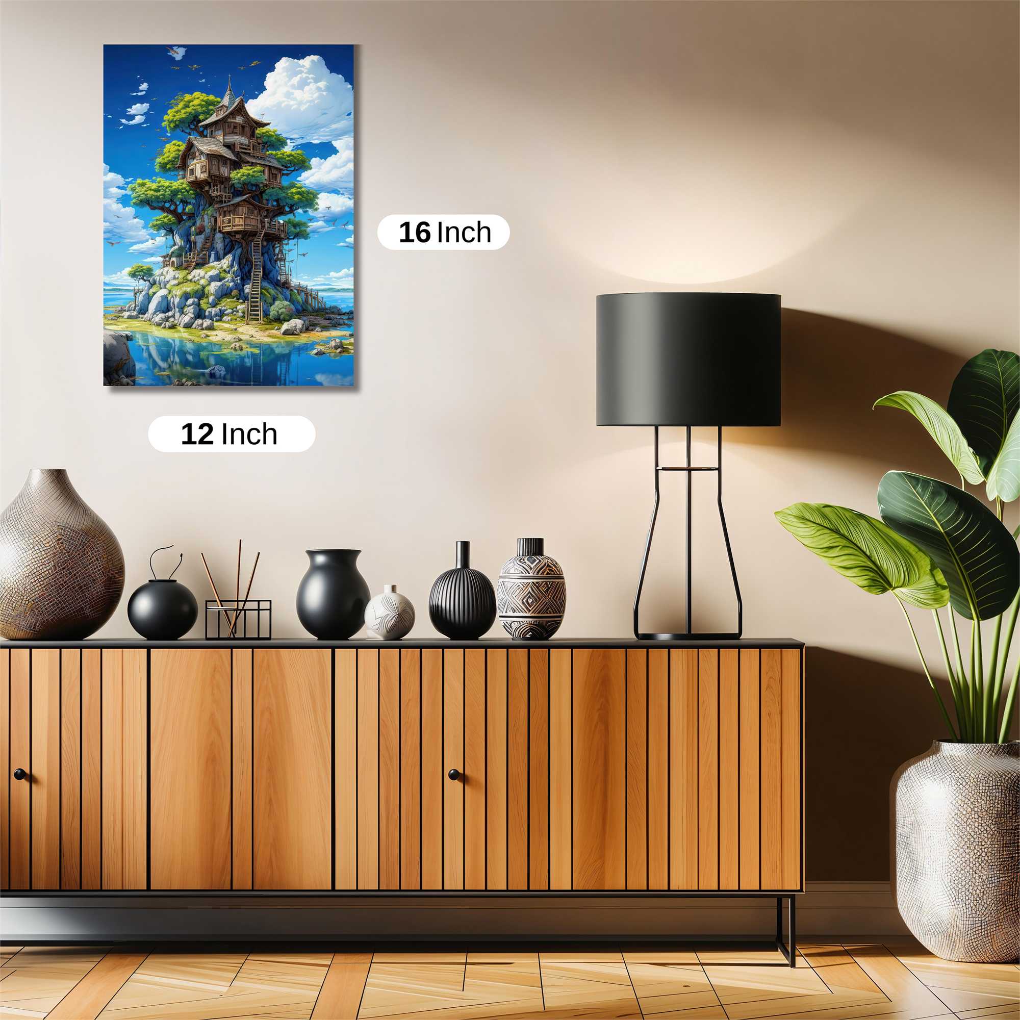 Treehouse Tranquility Safe Wall Magnetic / M