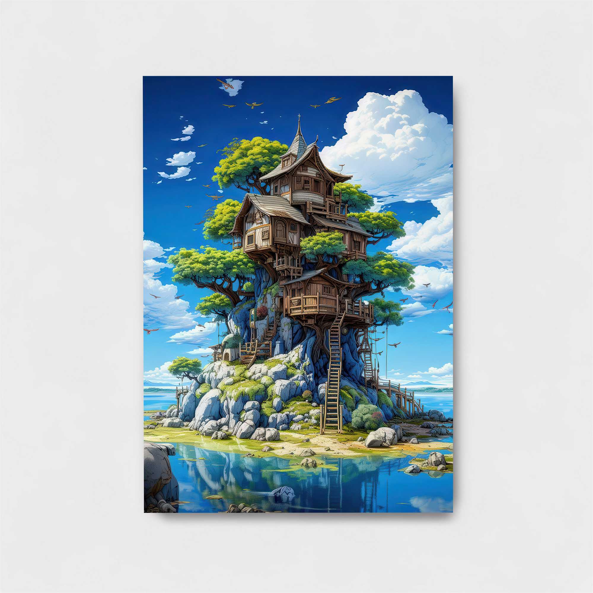 Treehouse Tranquility Safe Wall Magnetic / M