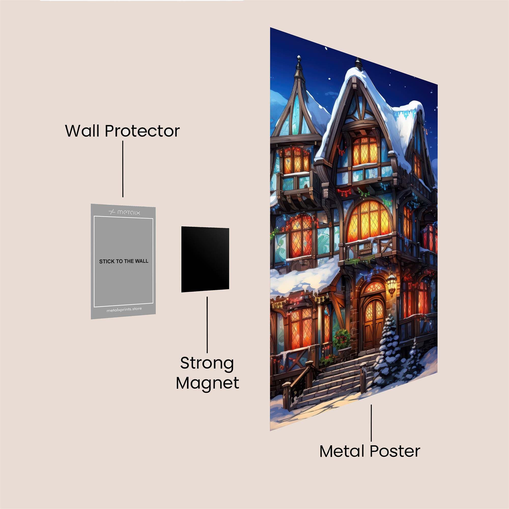 Enchanted Glow Safe Wall Magnetic / M