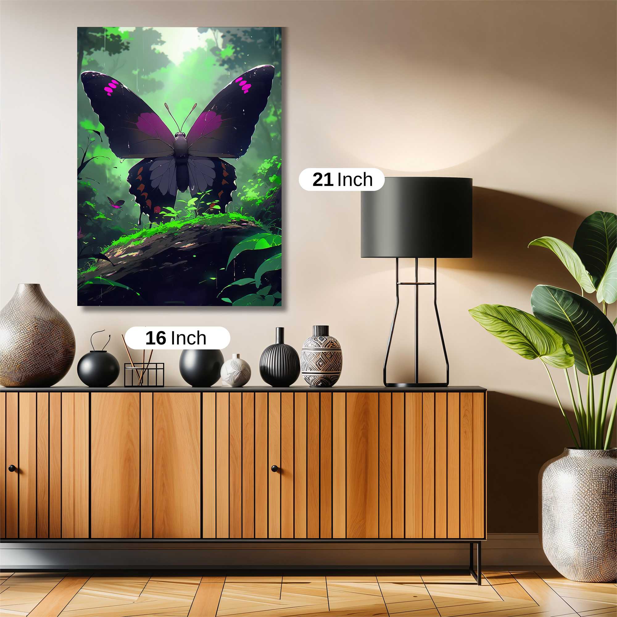 Butterfly Serenity Safe Wall Magnetic / M