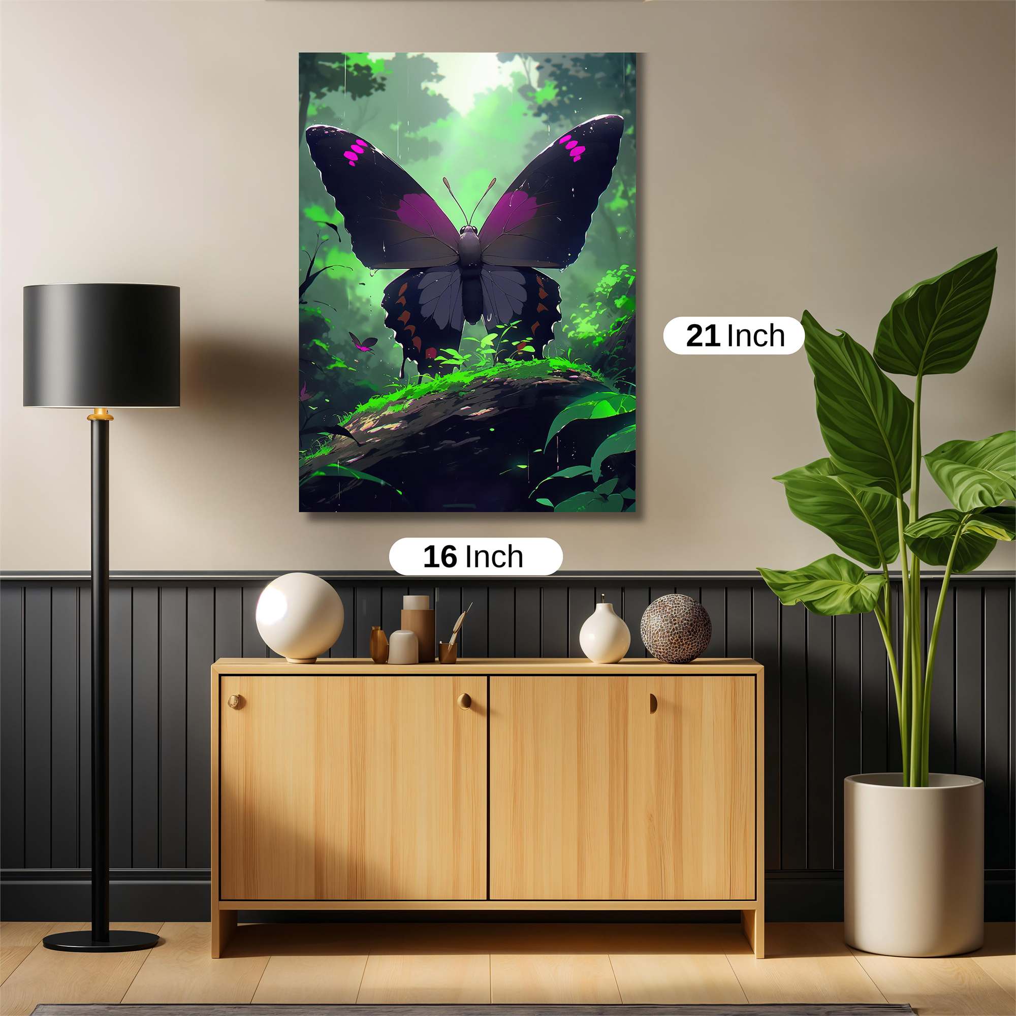 Butterfly Serenity Safe Wall Magnetic / M
