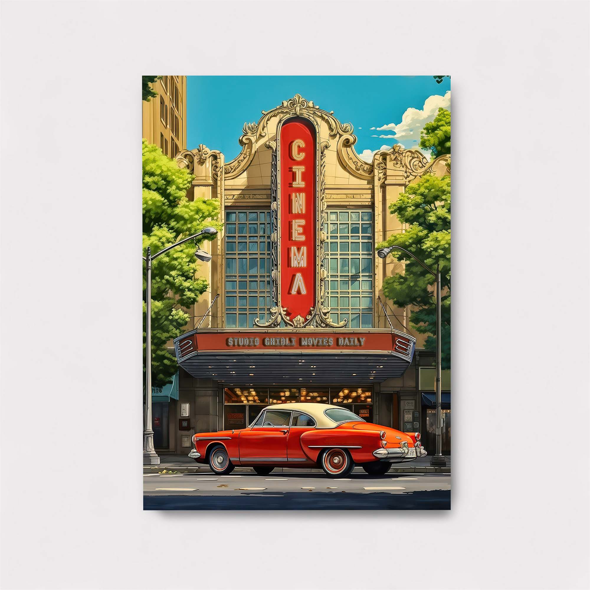 Cinema Nostalgia Safe Wall Magnetic / M