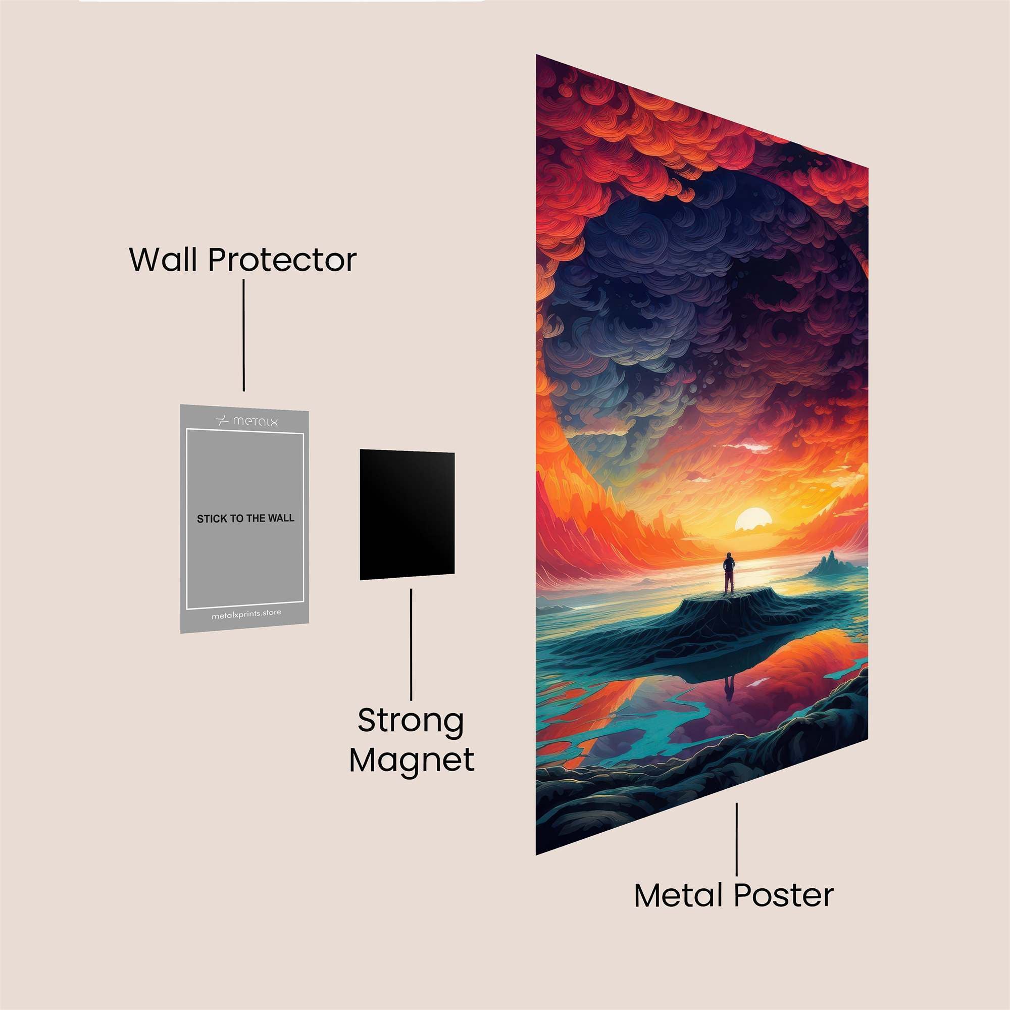 Eclipse Serenity Safe Wall Magnetic / M