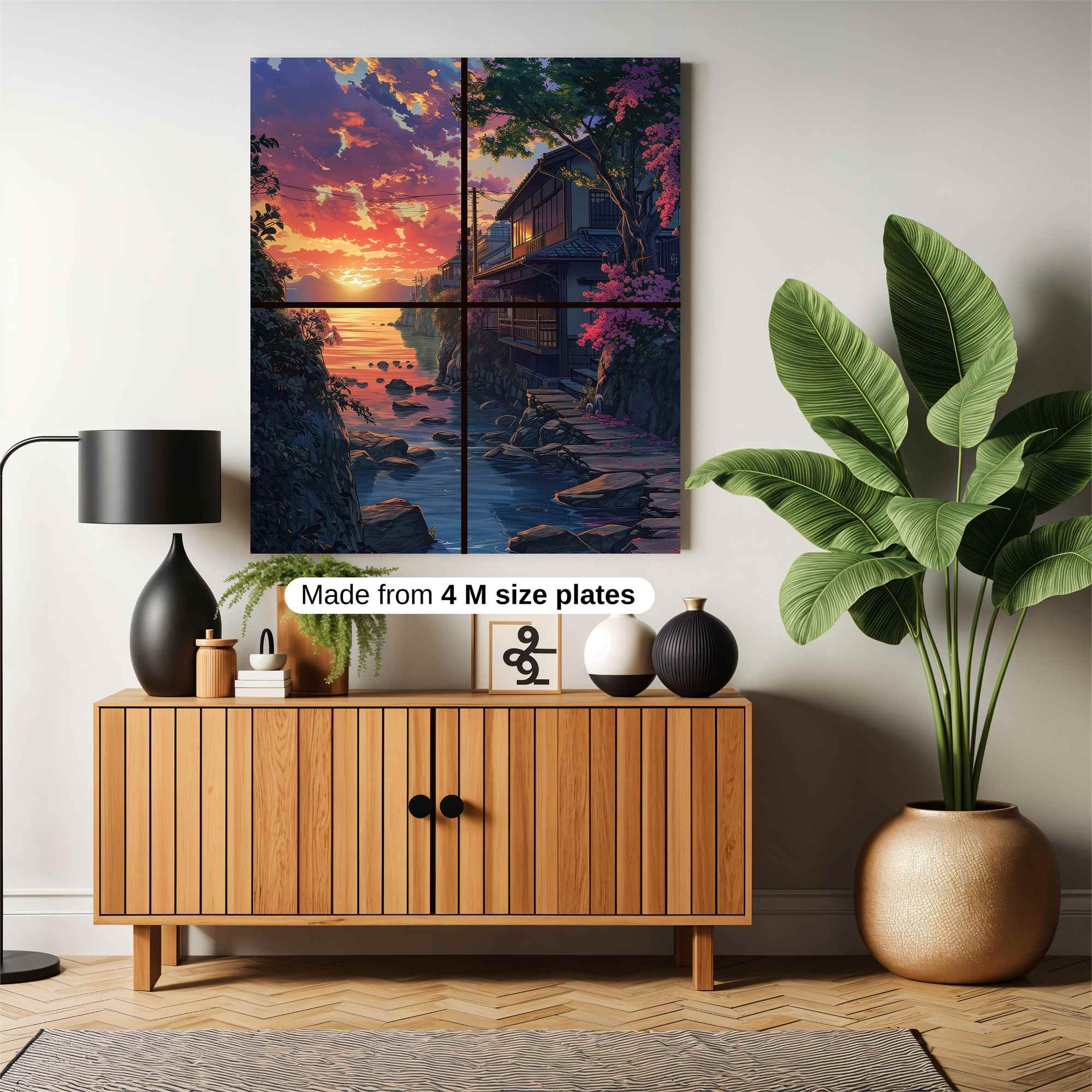 Sunset Serenity Safe Wall Magnetic / M