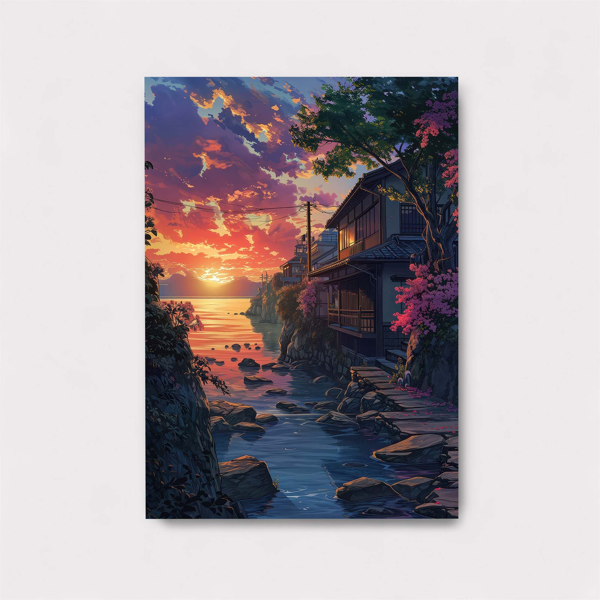 Sunset Serenity Safe Wall Magnetic / M