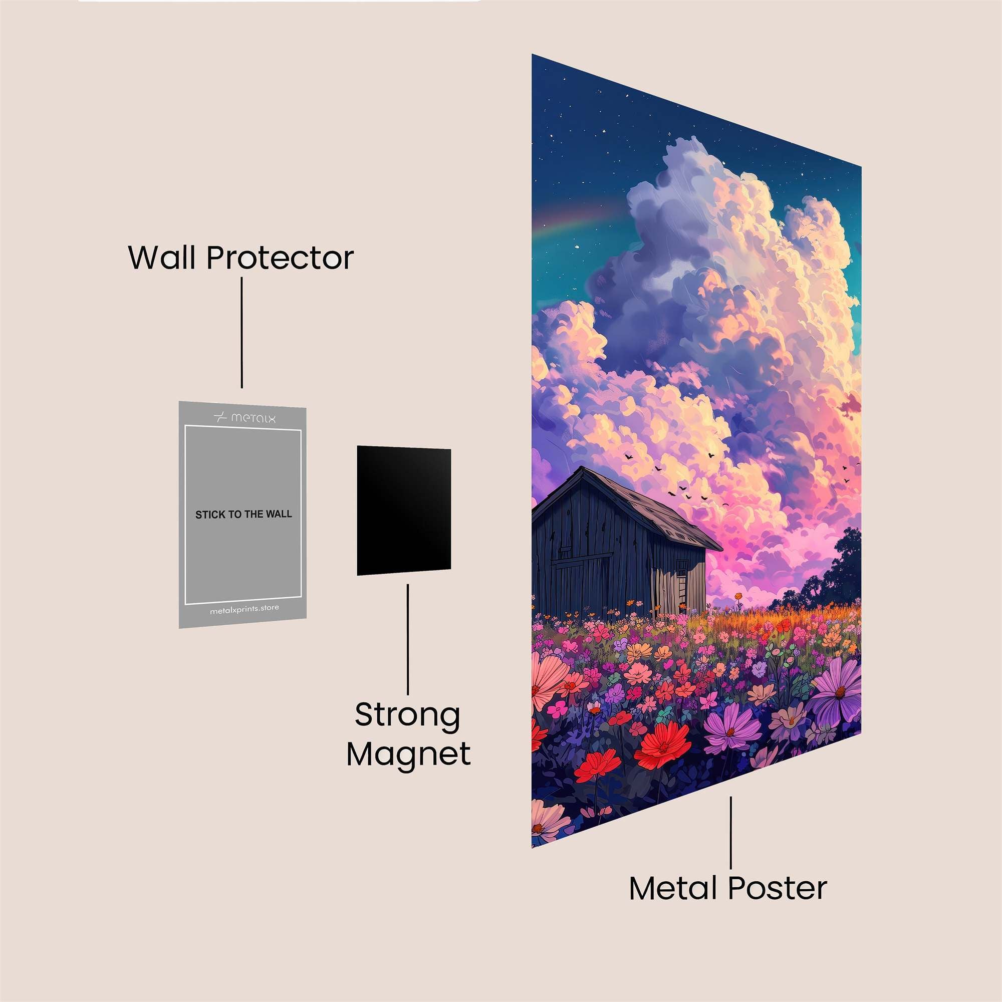 Cabin Dreamscape Safe Wall Magnetic / M