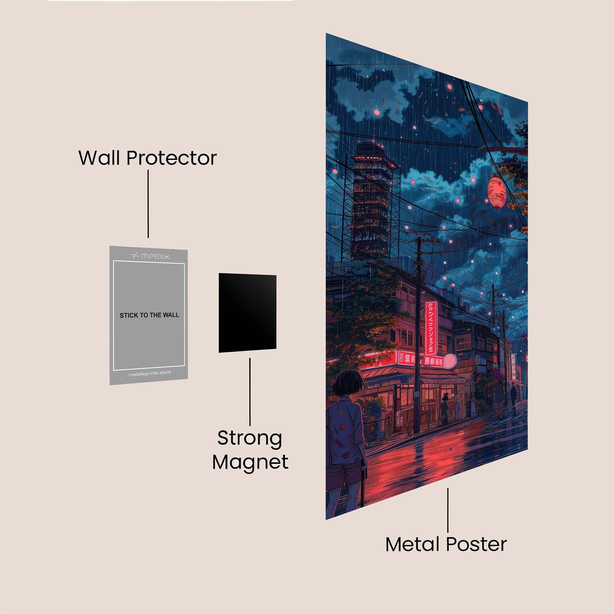 Neon Dream Safe Wall Magnetic / M