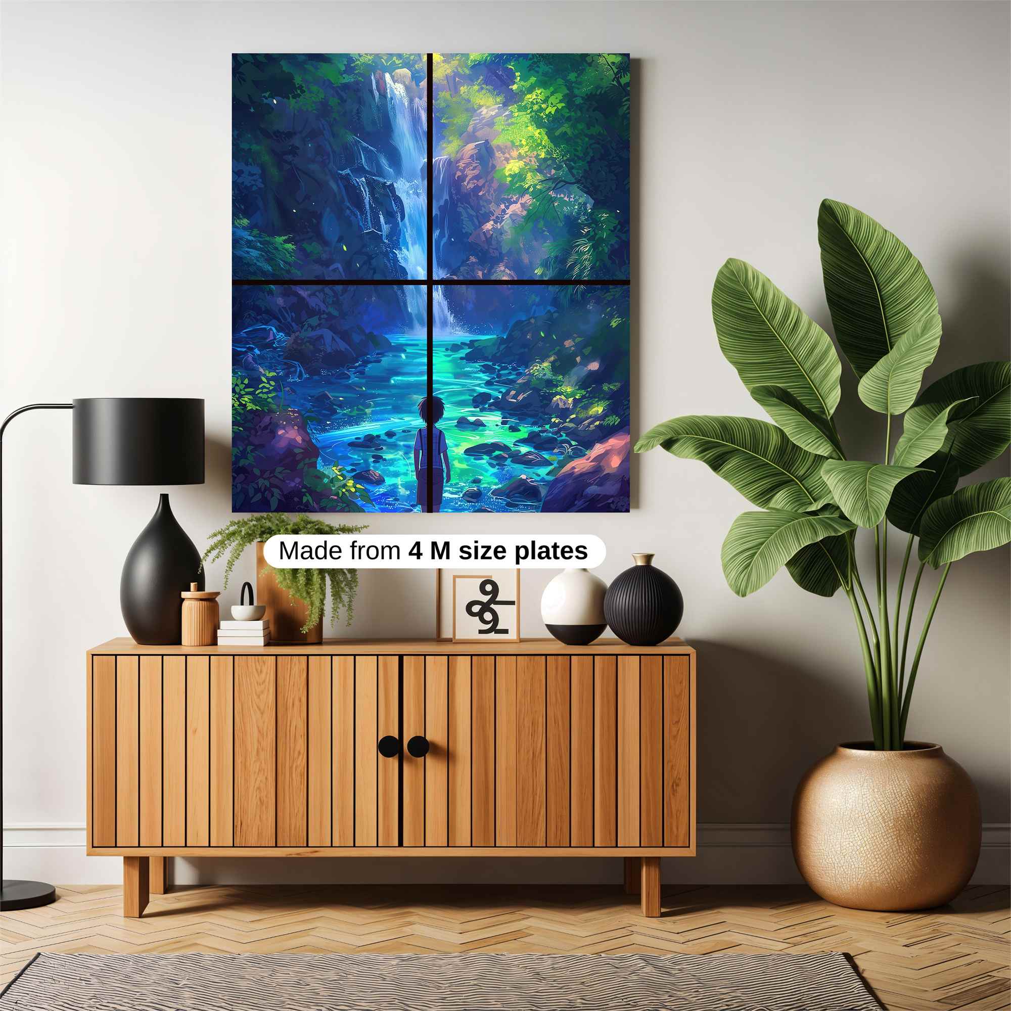 Waterfall Wonder Safe Wall Magnetic / M