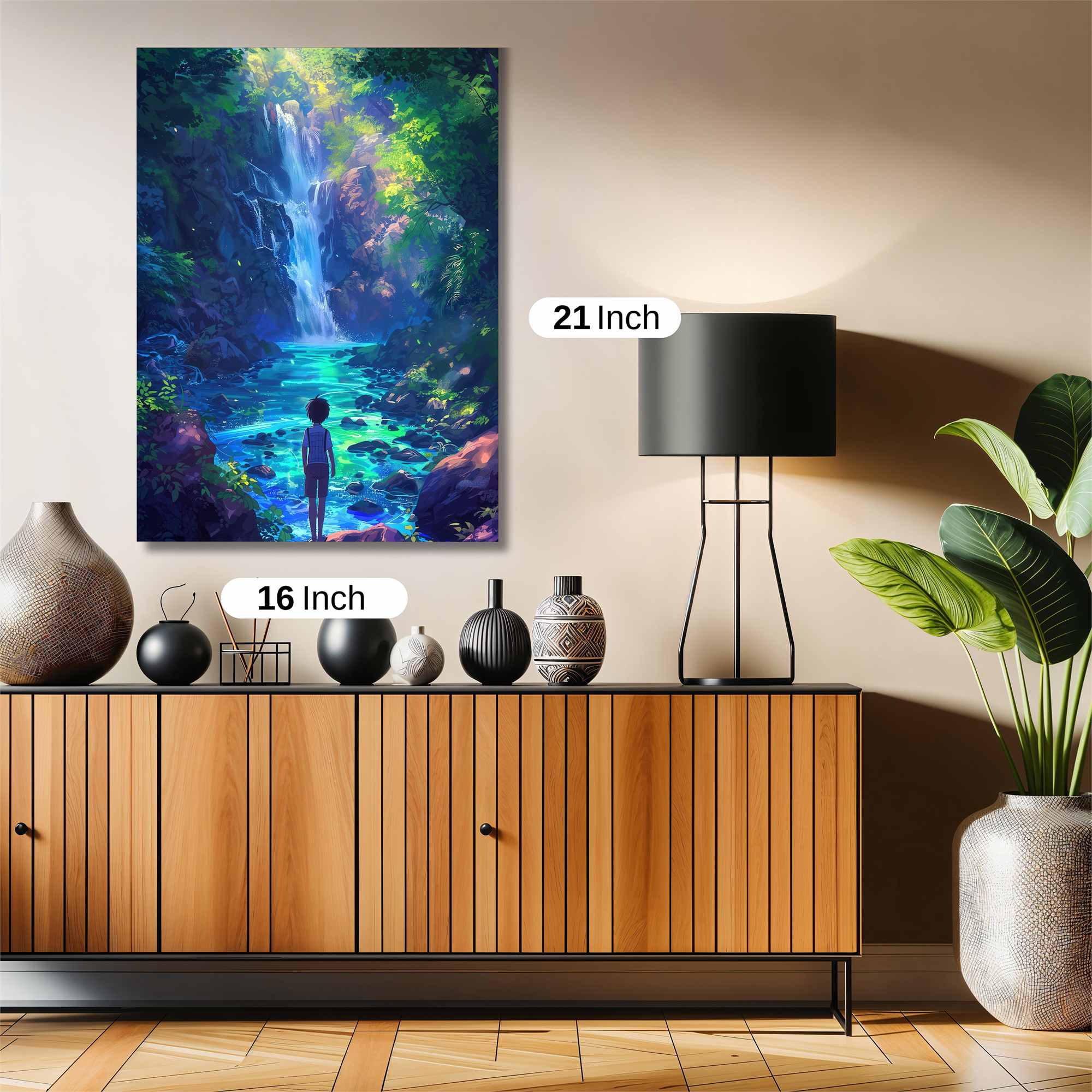 Waterfall Wonder Safe Wall Magnetic / M