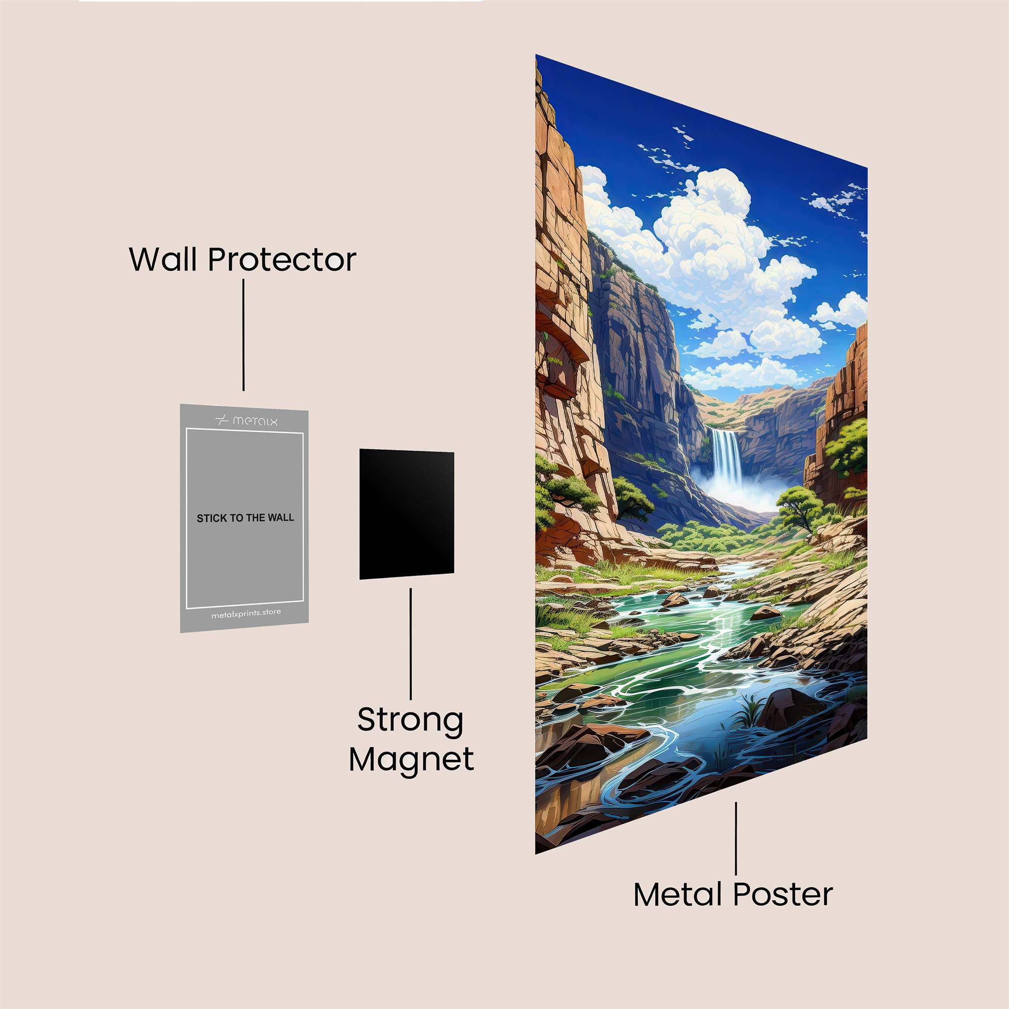 Canyon Serenity Safe Wall Magnetic / M