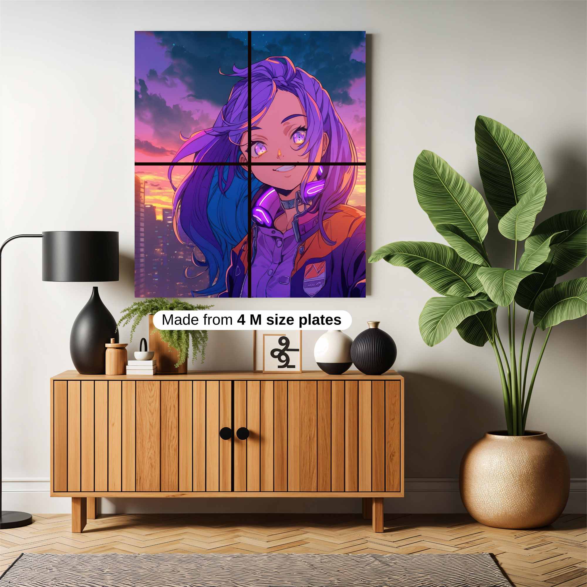 Violet Serenity Safe Wall Magnetic / M