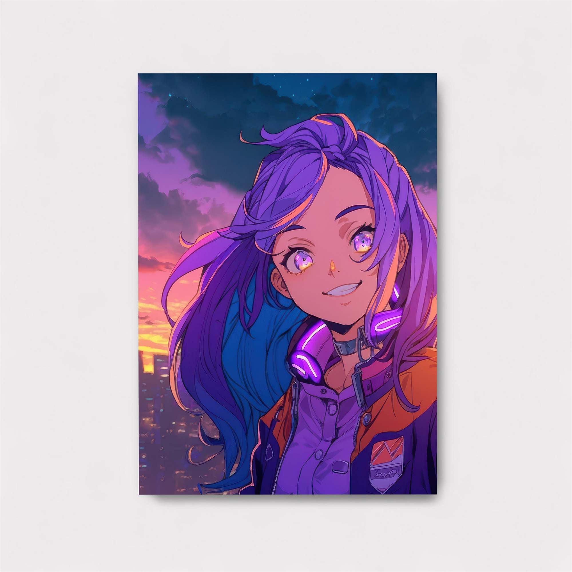 Violet Serenity Safe Wall Magnetic / M