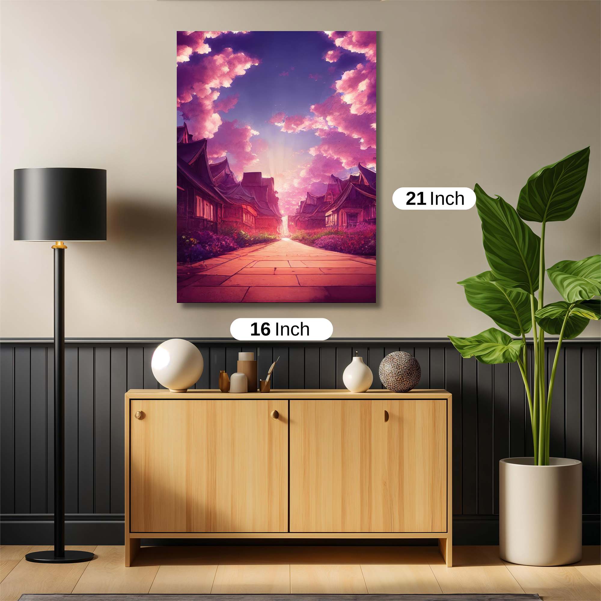 Sunset Serenity Safe Wall Magnetic / M