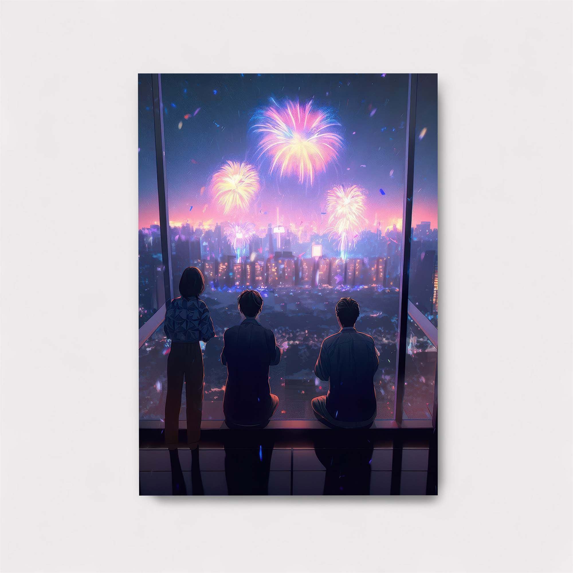 Cityscape Serenity Safe Wall Magnetic / M