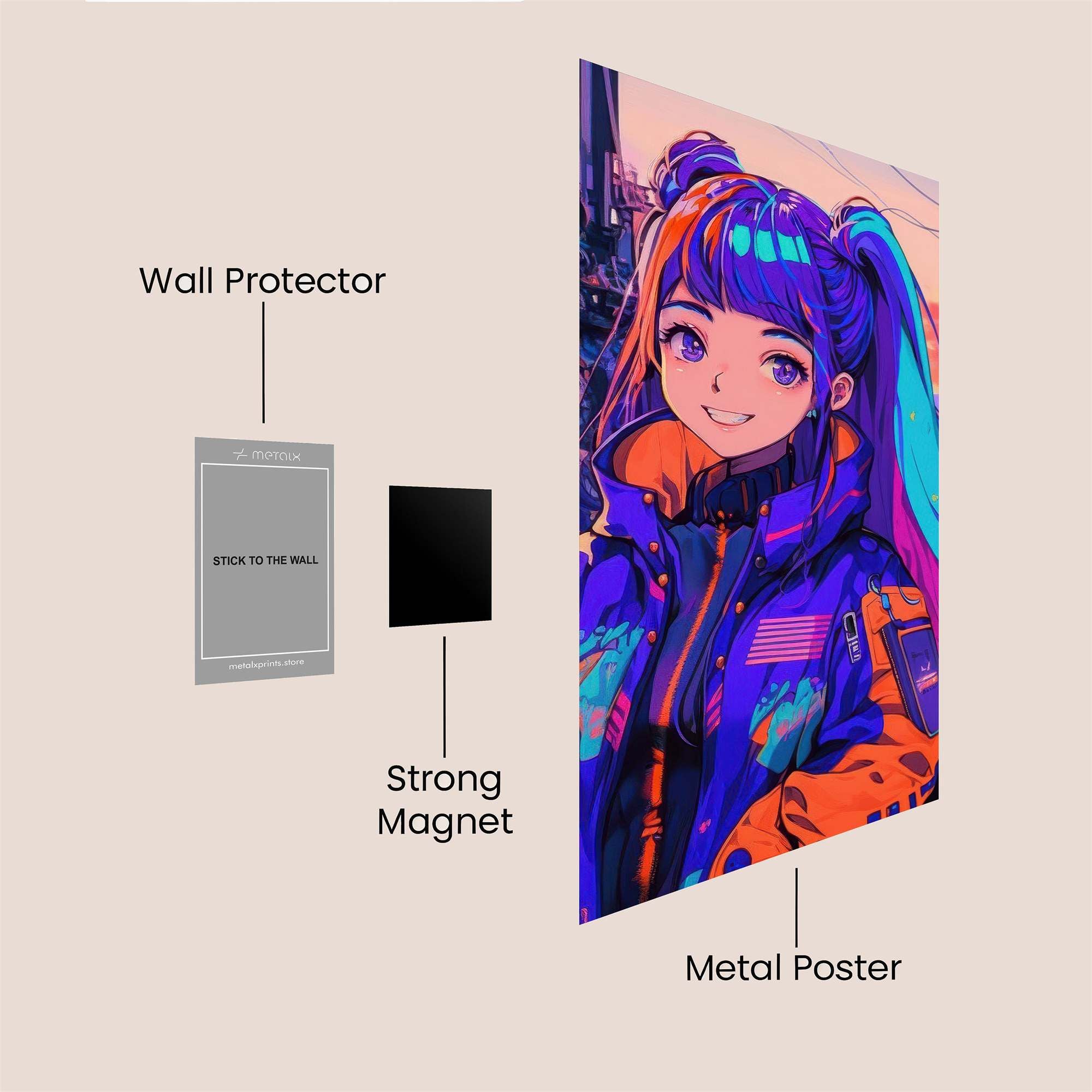 Cyberpunk Serenity Safe Wall Magnetic / M