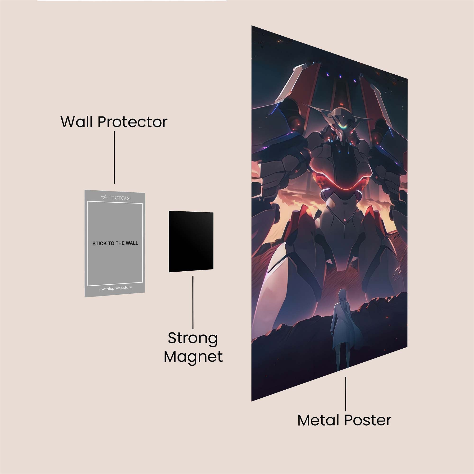Gundam Twilight Safe Wall Magnetic / M