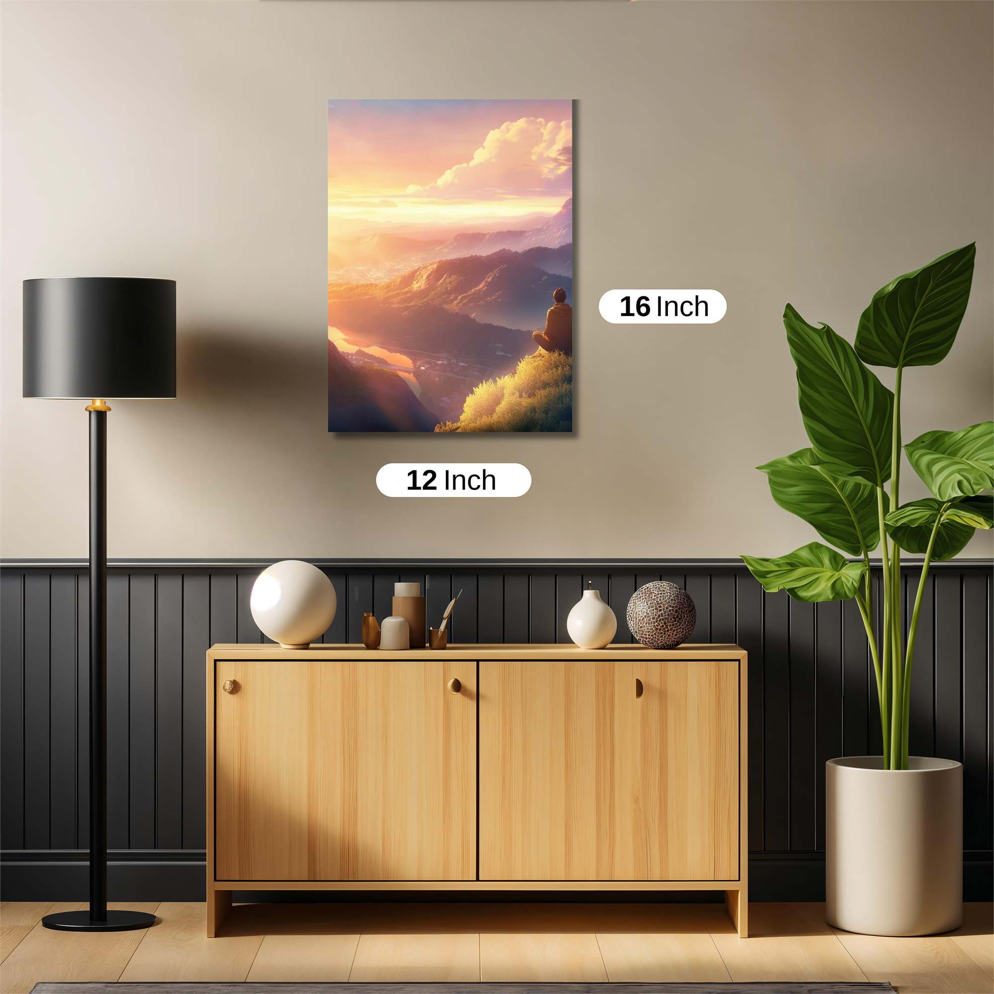 Sunrise Serenity Safe Wall Magnetic / M