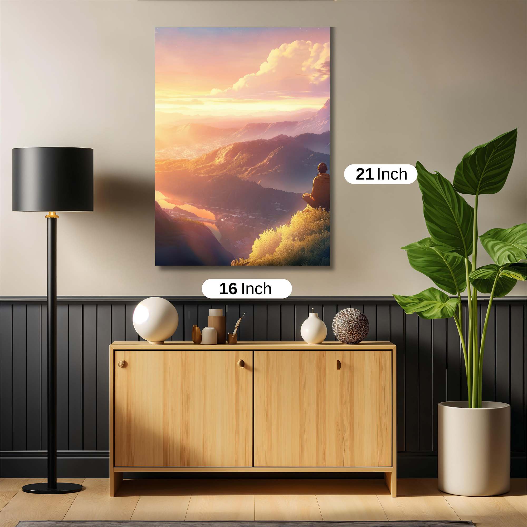 Sunrise Serenity Safe Wall Magnetic / M