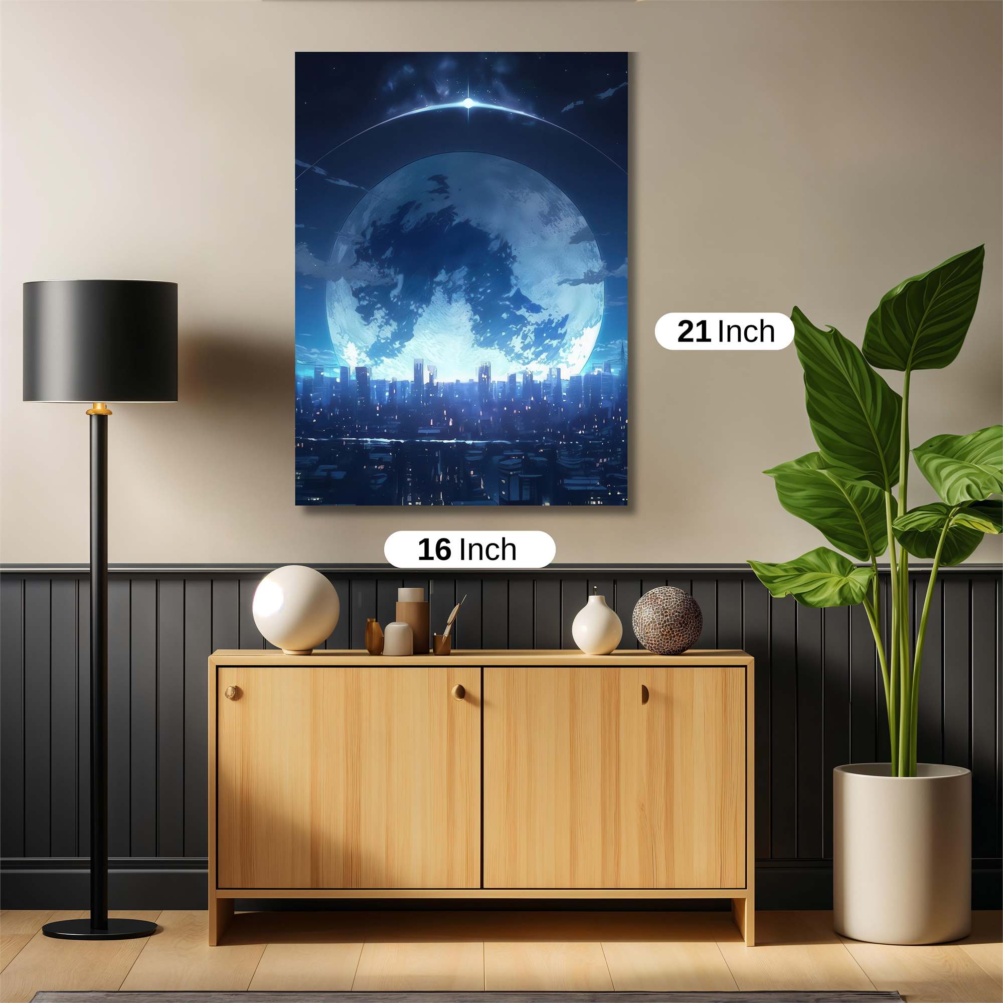 Moonlit Serenity Safe Wall Magnetic / M