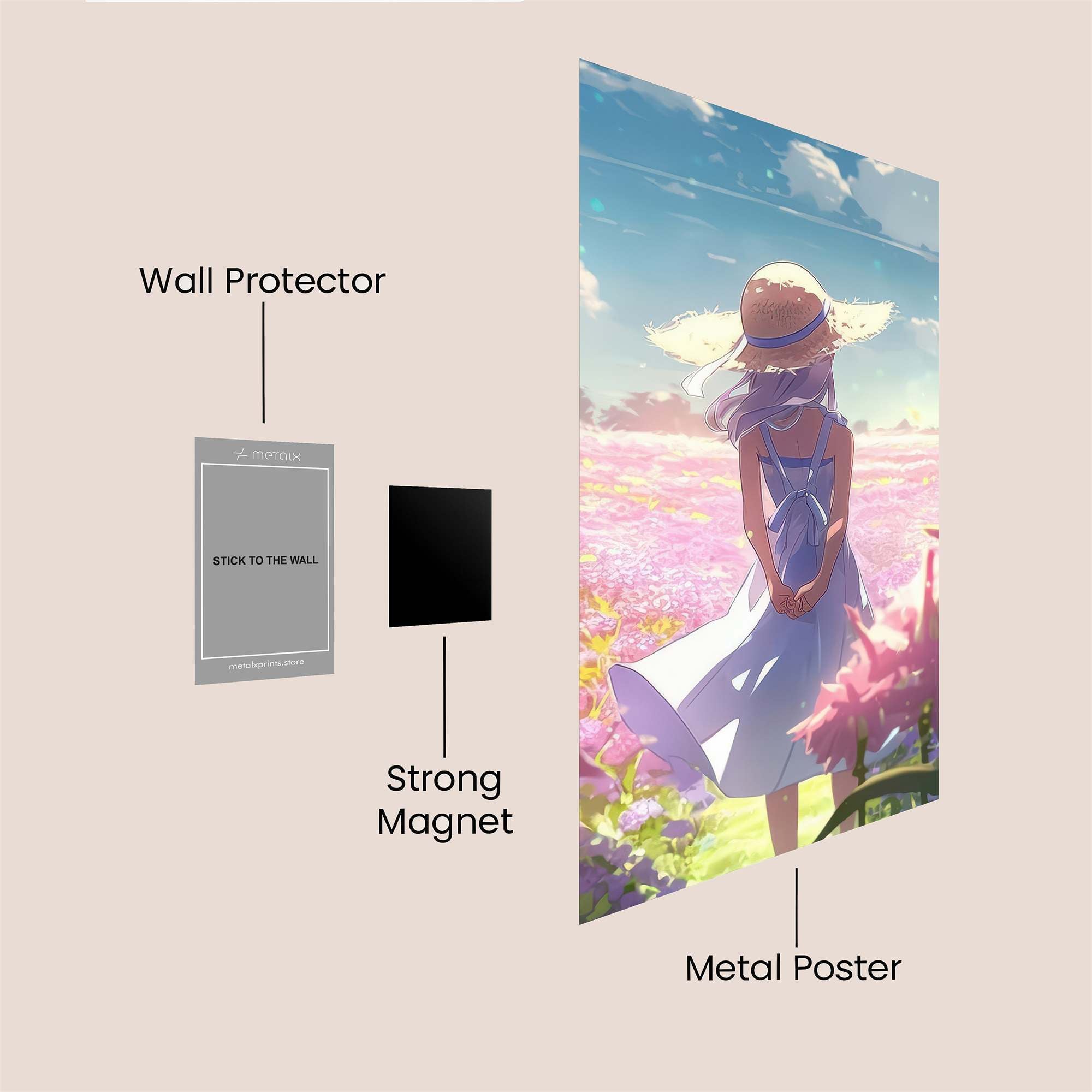 Lavender Dream Safe Wall Magnetic / M