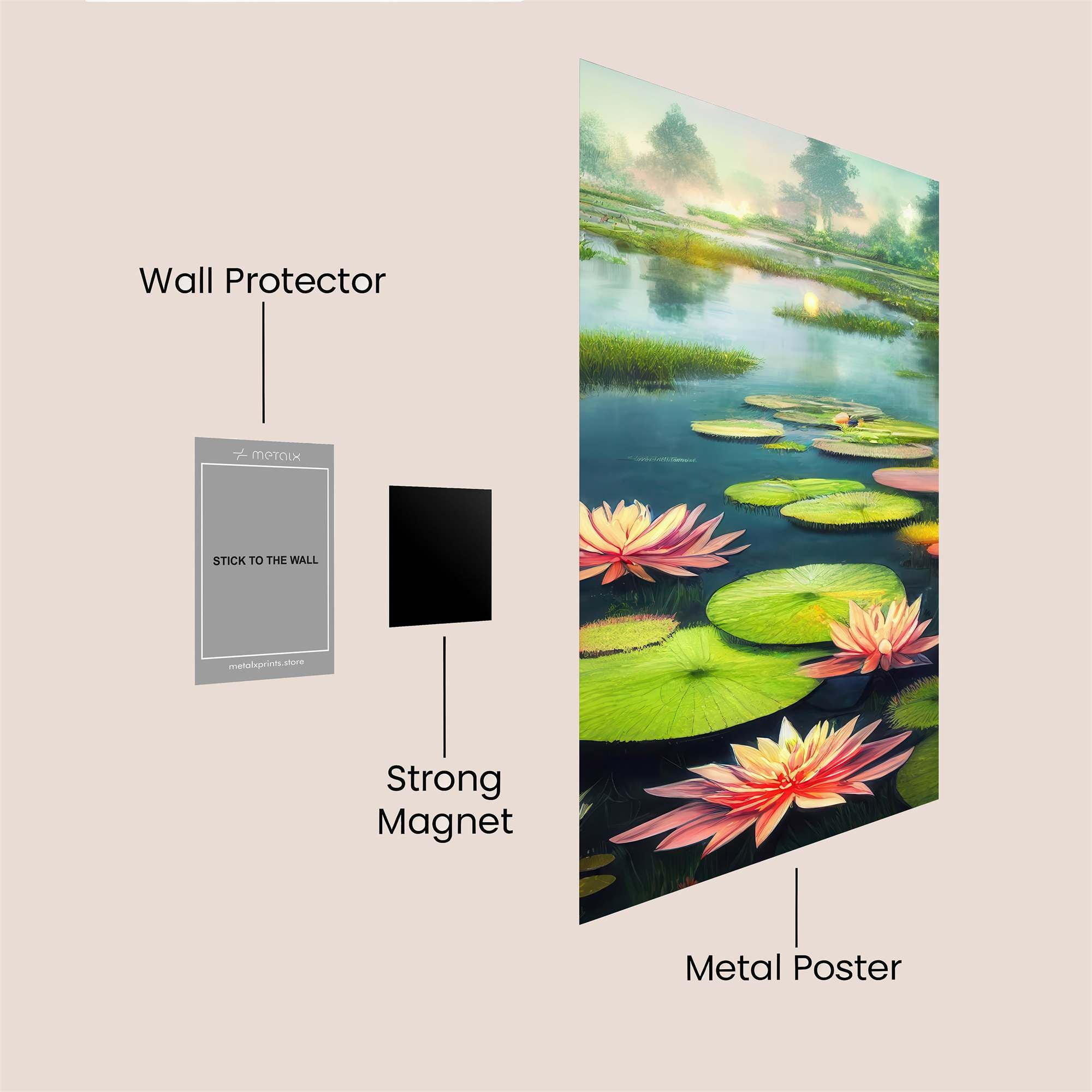 Lotus Serenity Safe Wall Magnetic / M