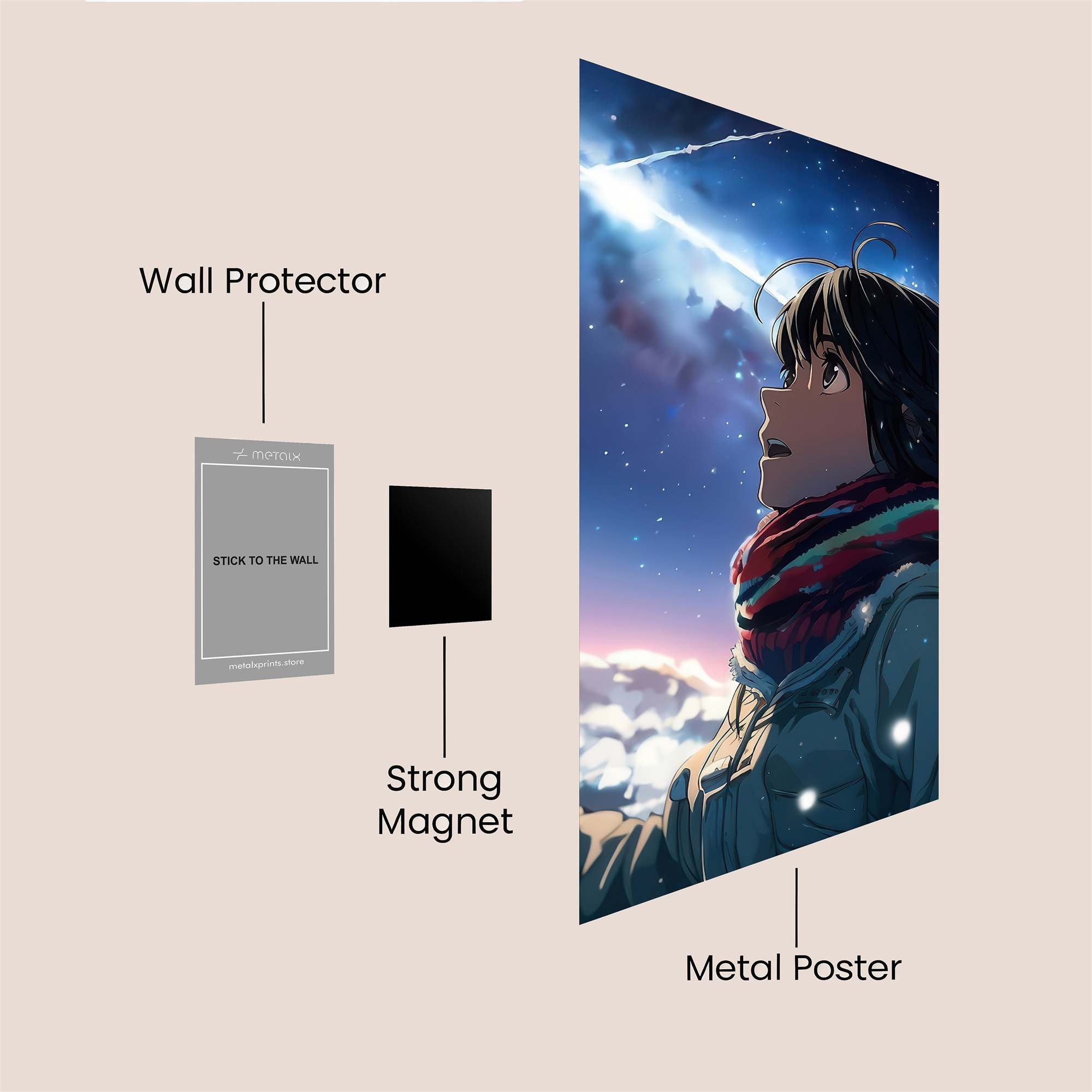 Stargazer Serene Safe Wall Magnetic / M