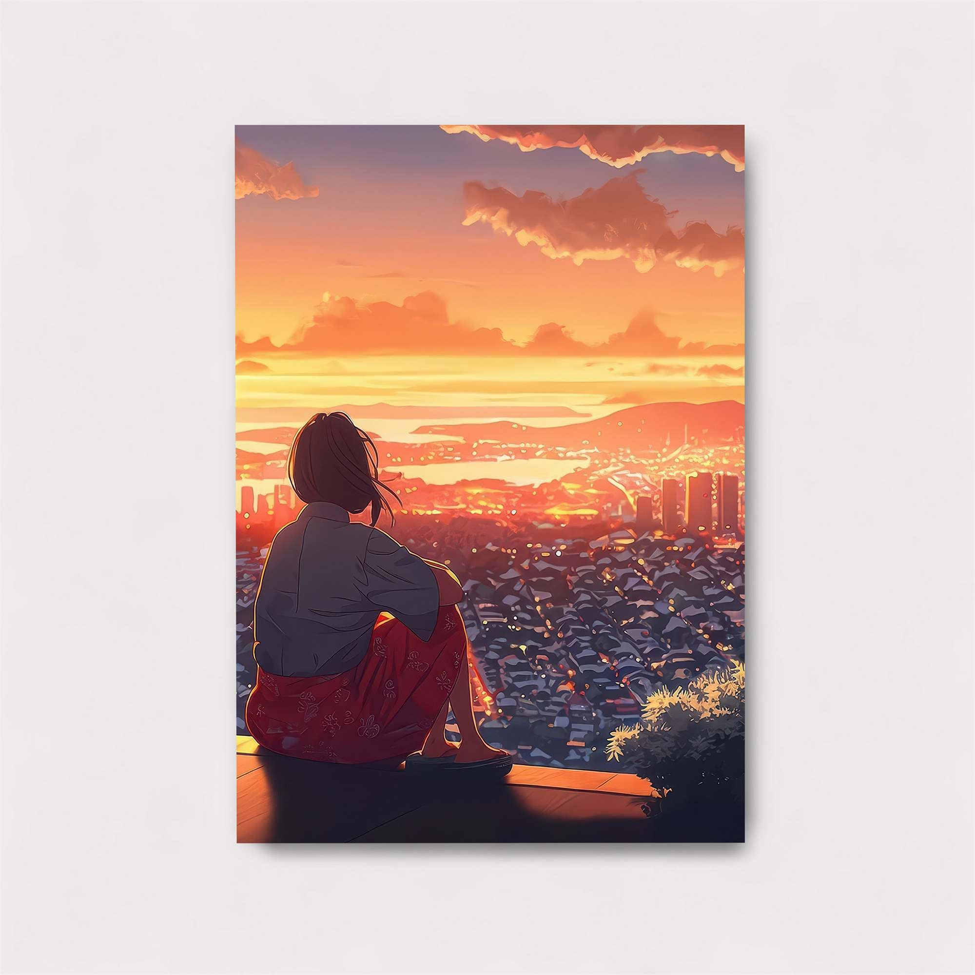 Sunset Serenity Safe Wall Magnetic / M