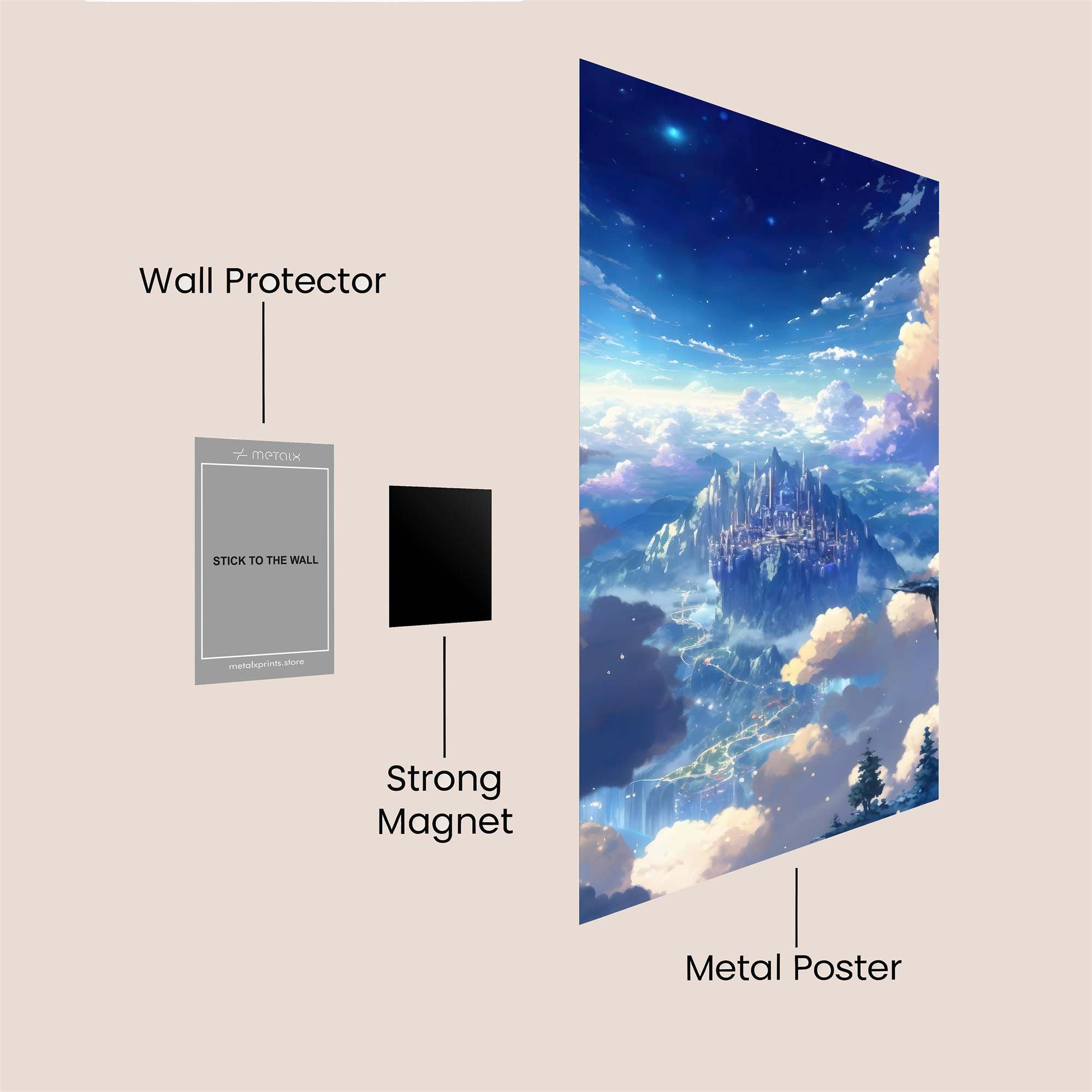 Celestial Serenity Safe Wall Magnetic / M